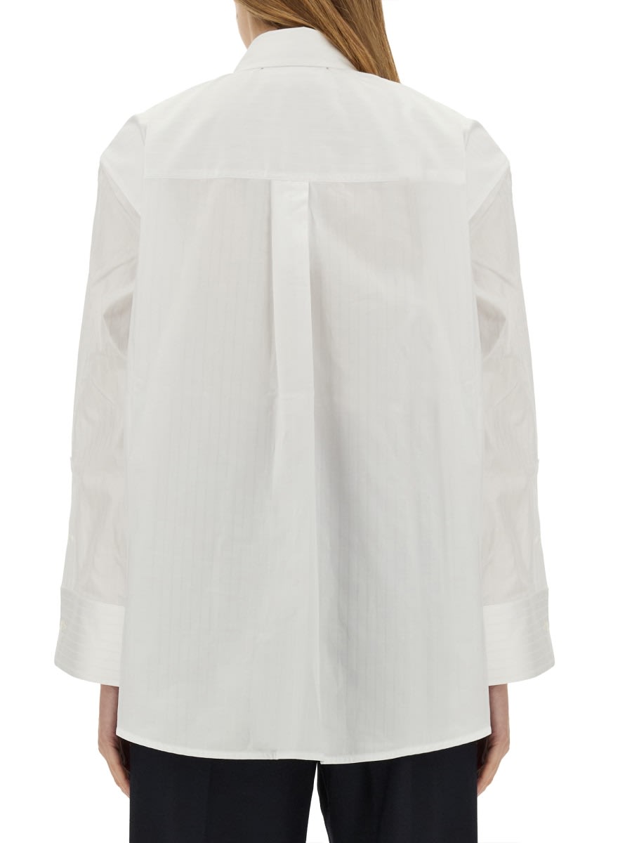 Shop Victoria Beckham Oversize Shirt In White