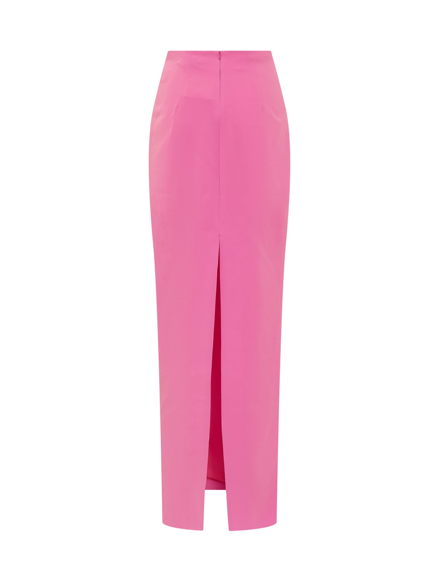 Shop Monot Long Skirt In Pink