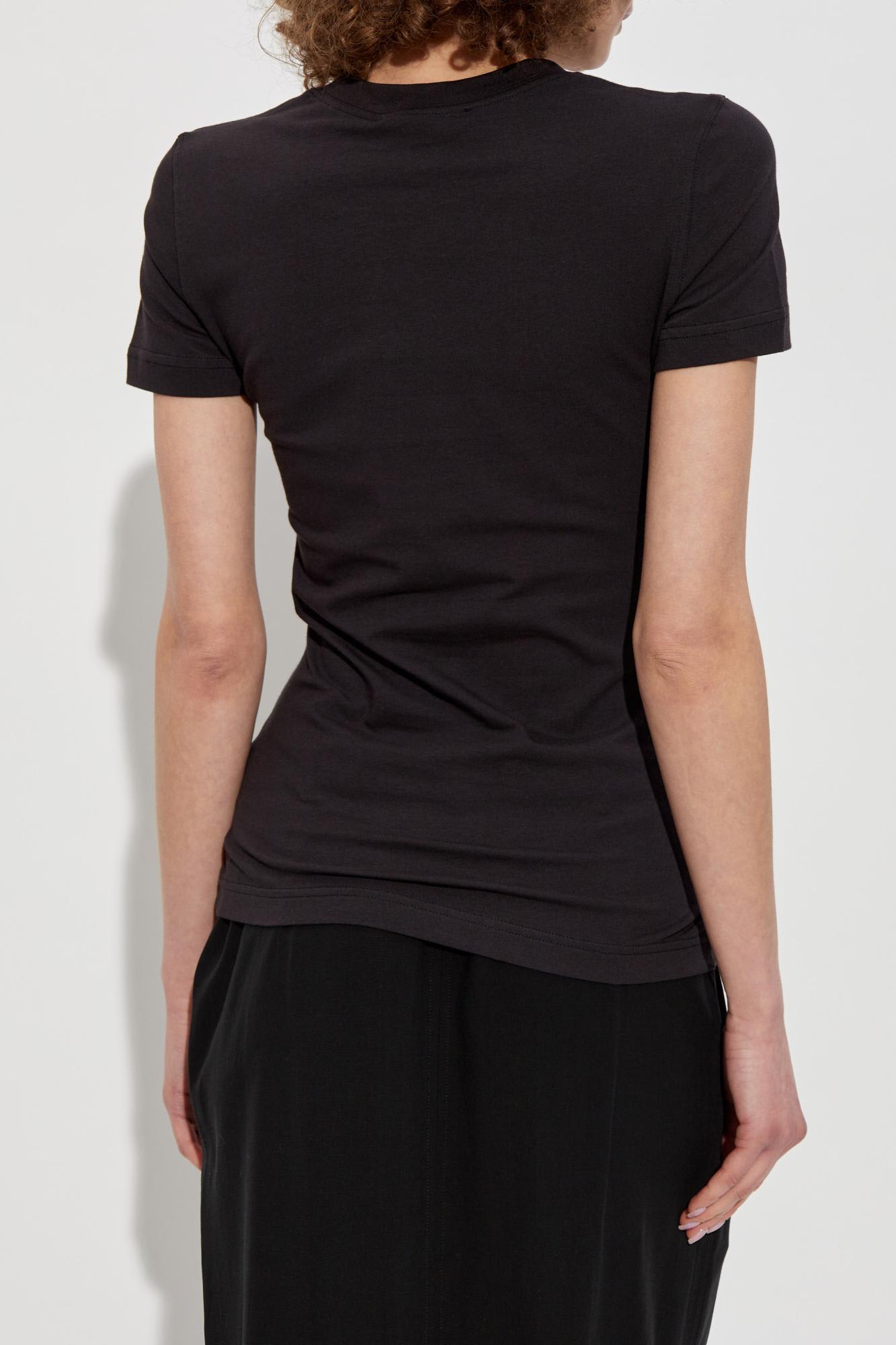 Shop Versace Jeans Couture T-shirt In White