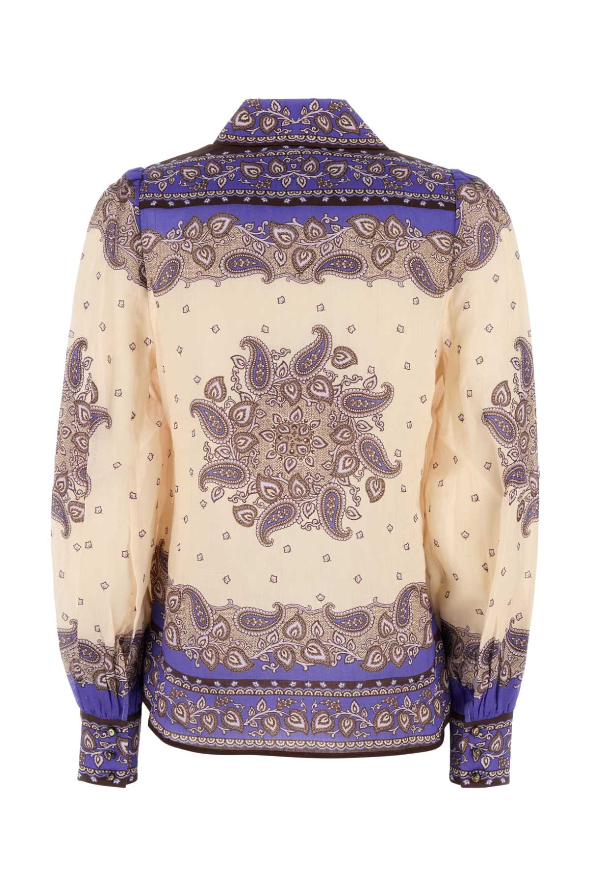 Zimmermann Printed Ramie Maxine Shirt
