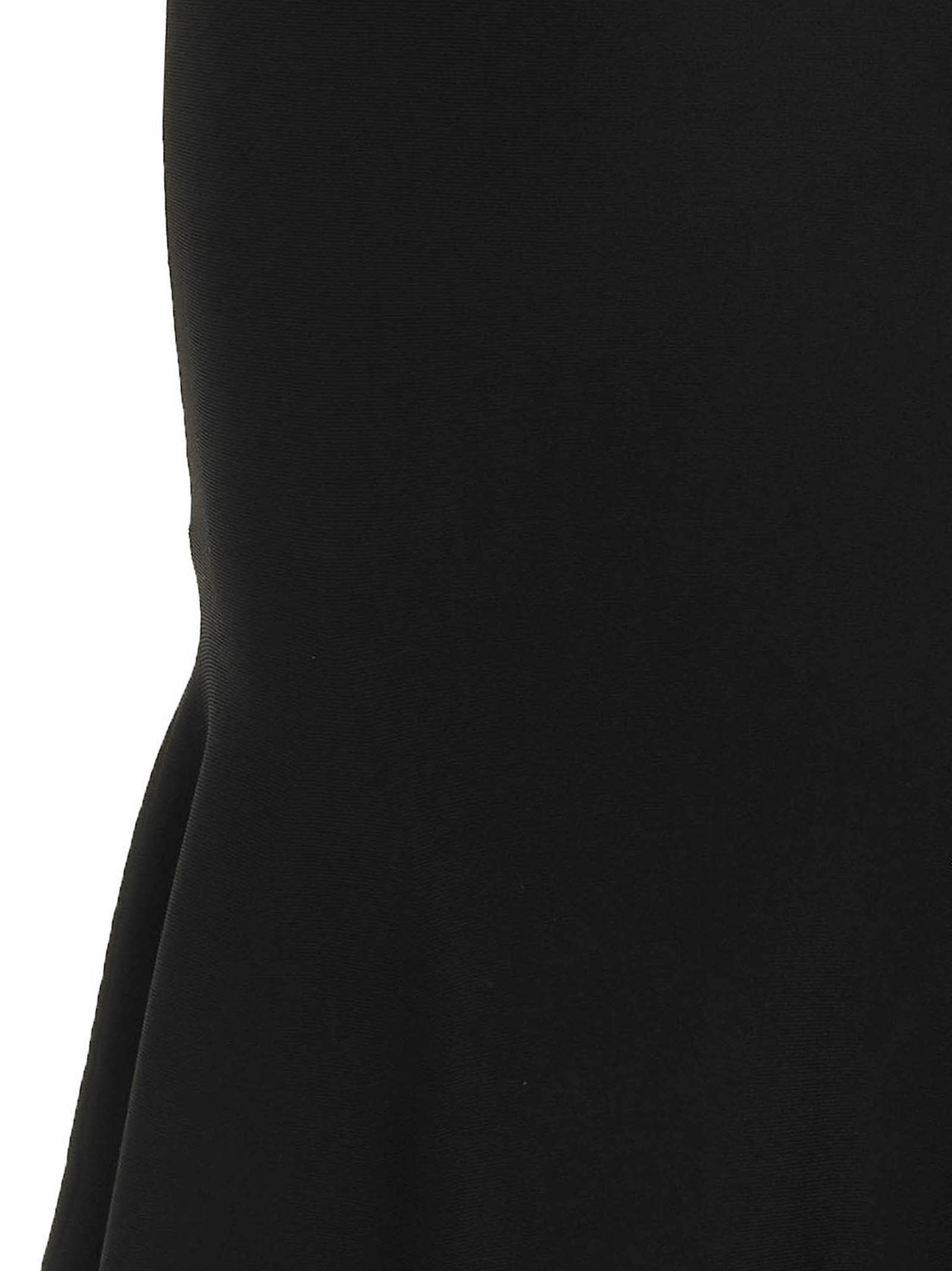 Roland Mouret Sweetheart Neckline Solid Color Maxi Dress In Black