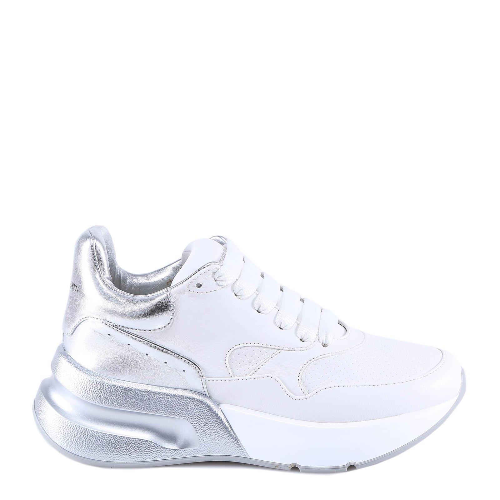 Alexander Mcqueen Runner Lace-up Sneakers In White