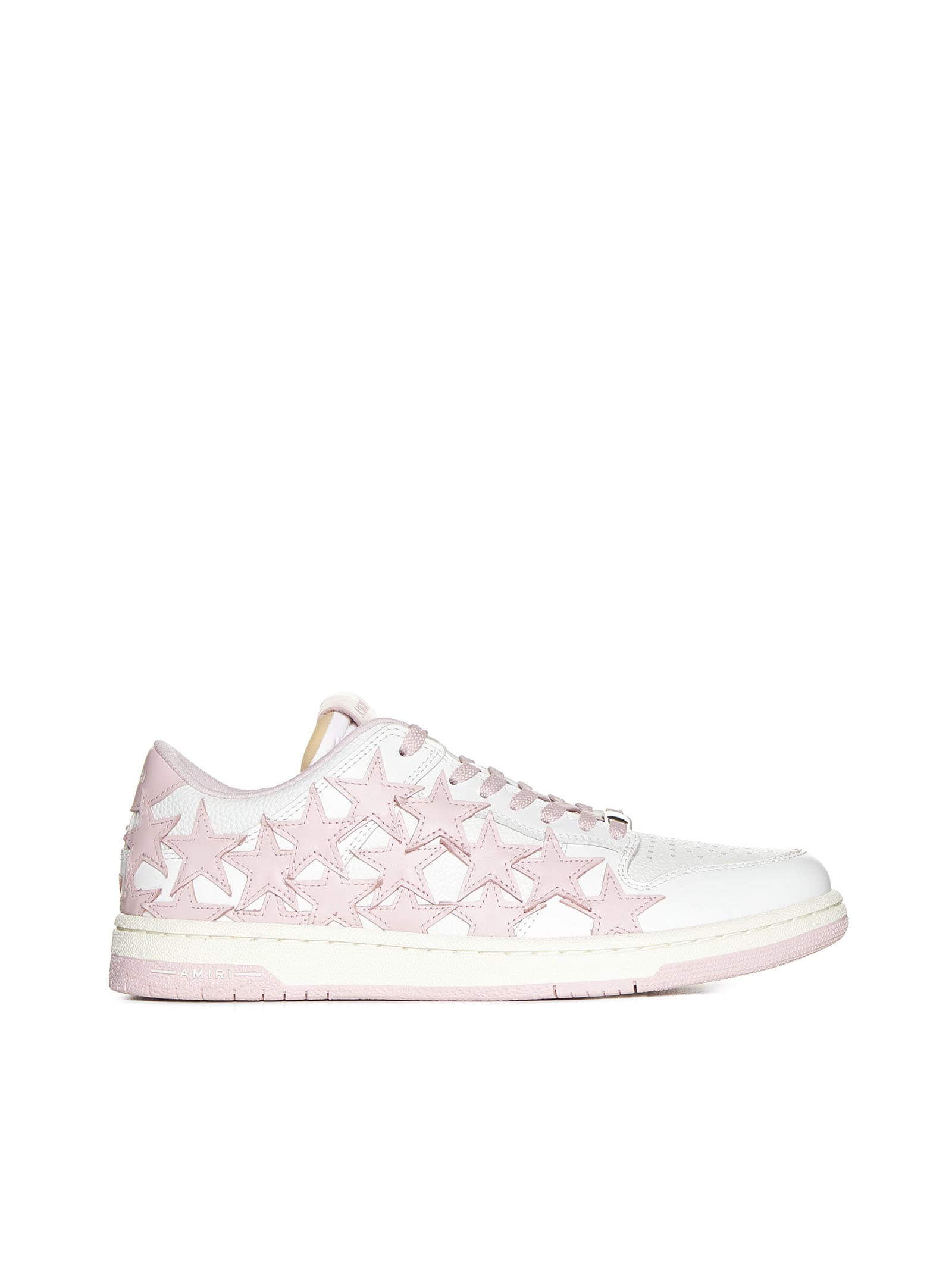 Shop Amiri Sneakers In White Pink