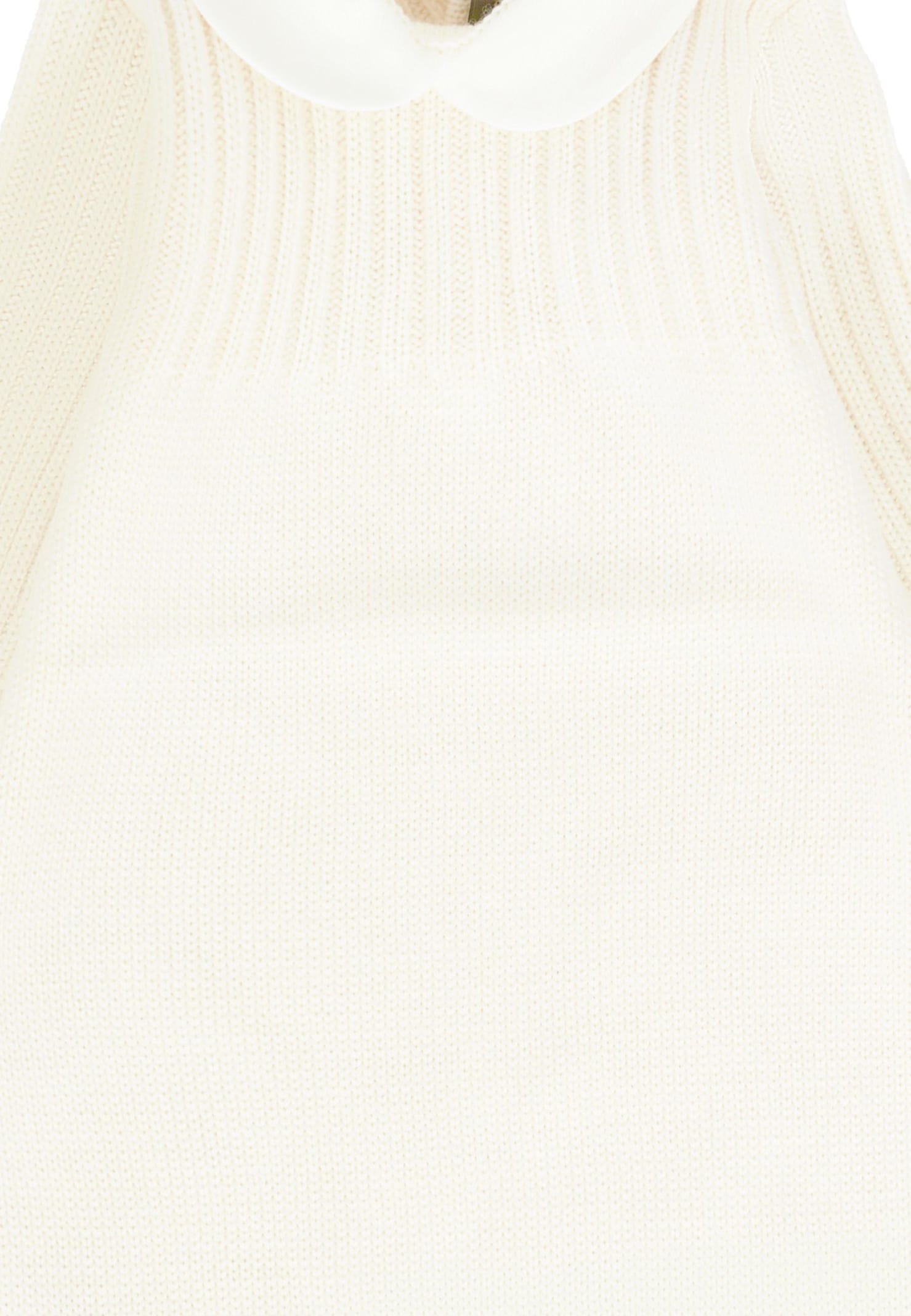 Little Bear Ivory Romper For Babykids In Neutral