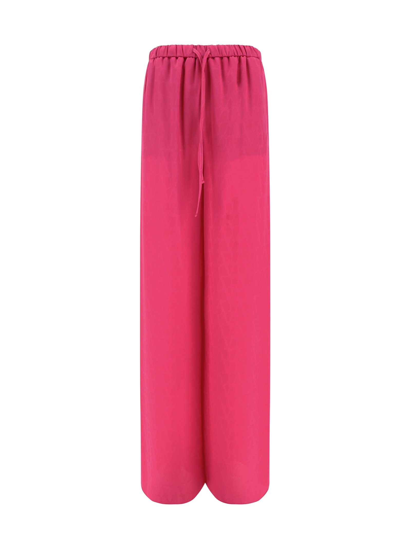 Shop Valentino Toile Iconographe Pants In Pink Pp