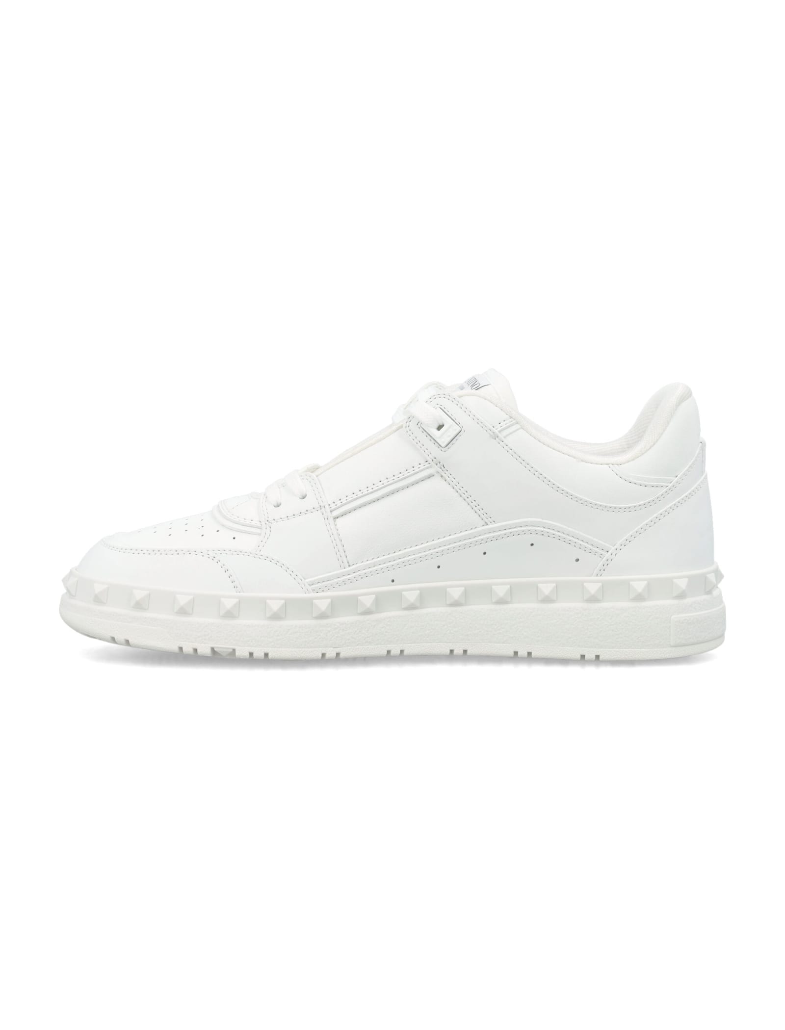 Shop Valentino Freedots Sneaker In White