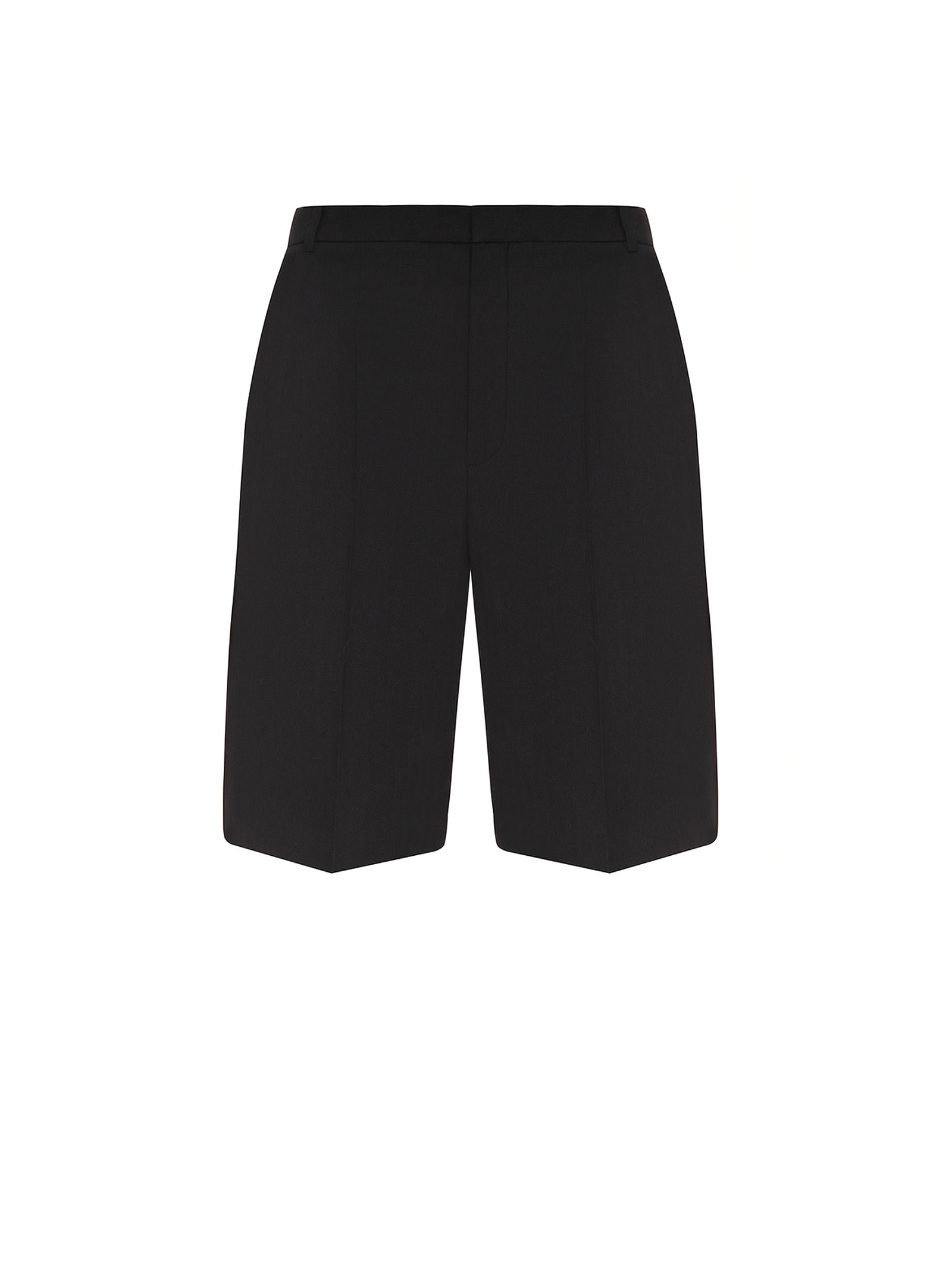 Saint Laurent Black Shorts In Noir