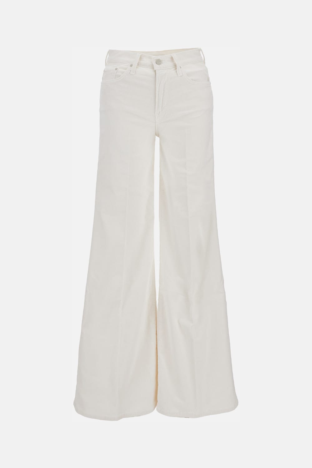 Mother The Twister Sneak Denim Jeans In White
