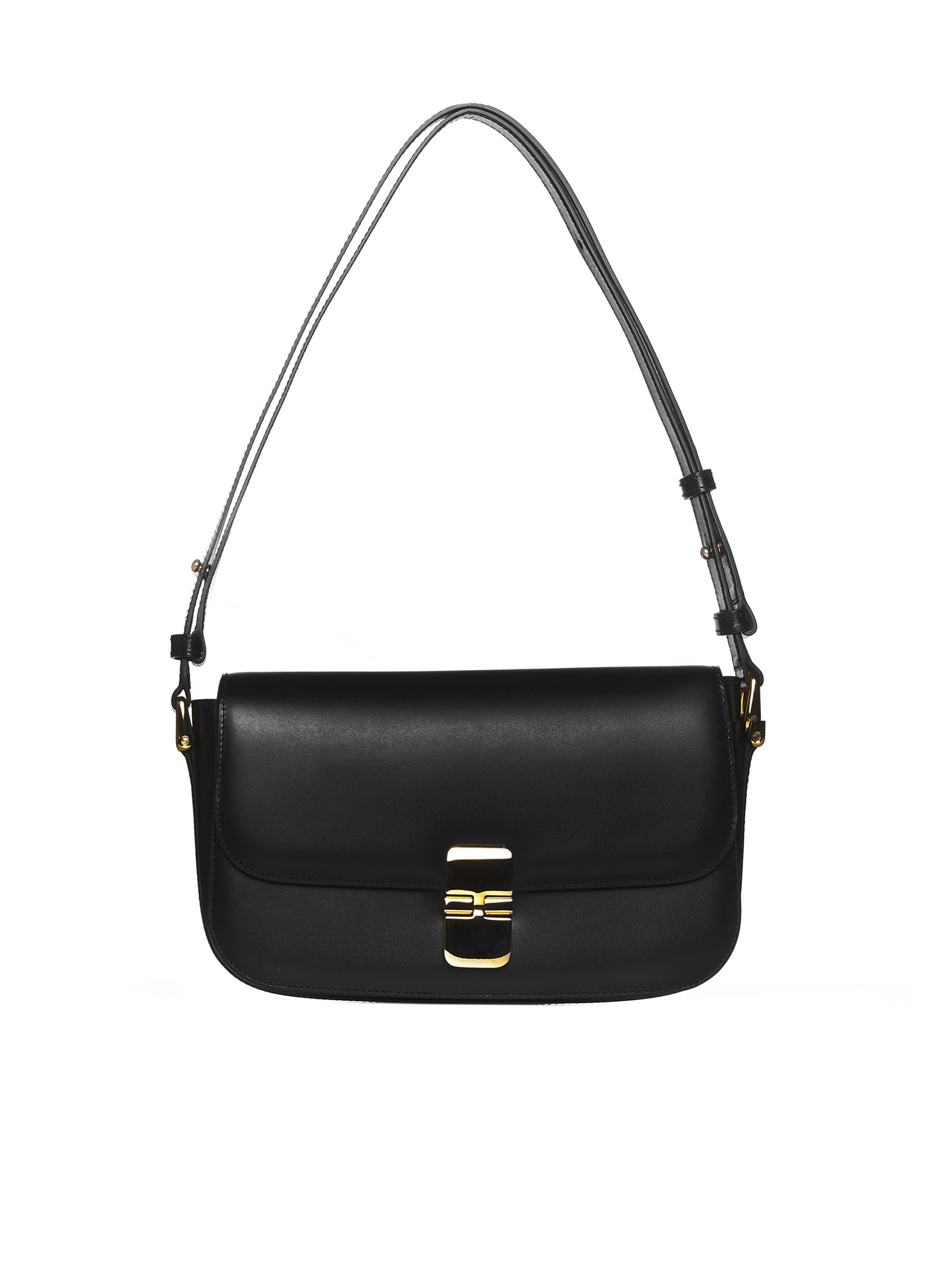 Shop Apc Shoulder Bag In Black