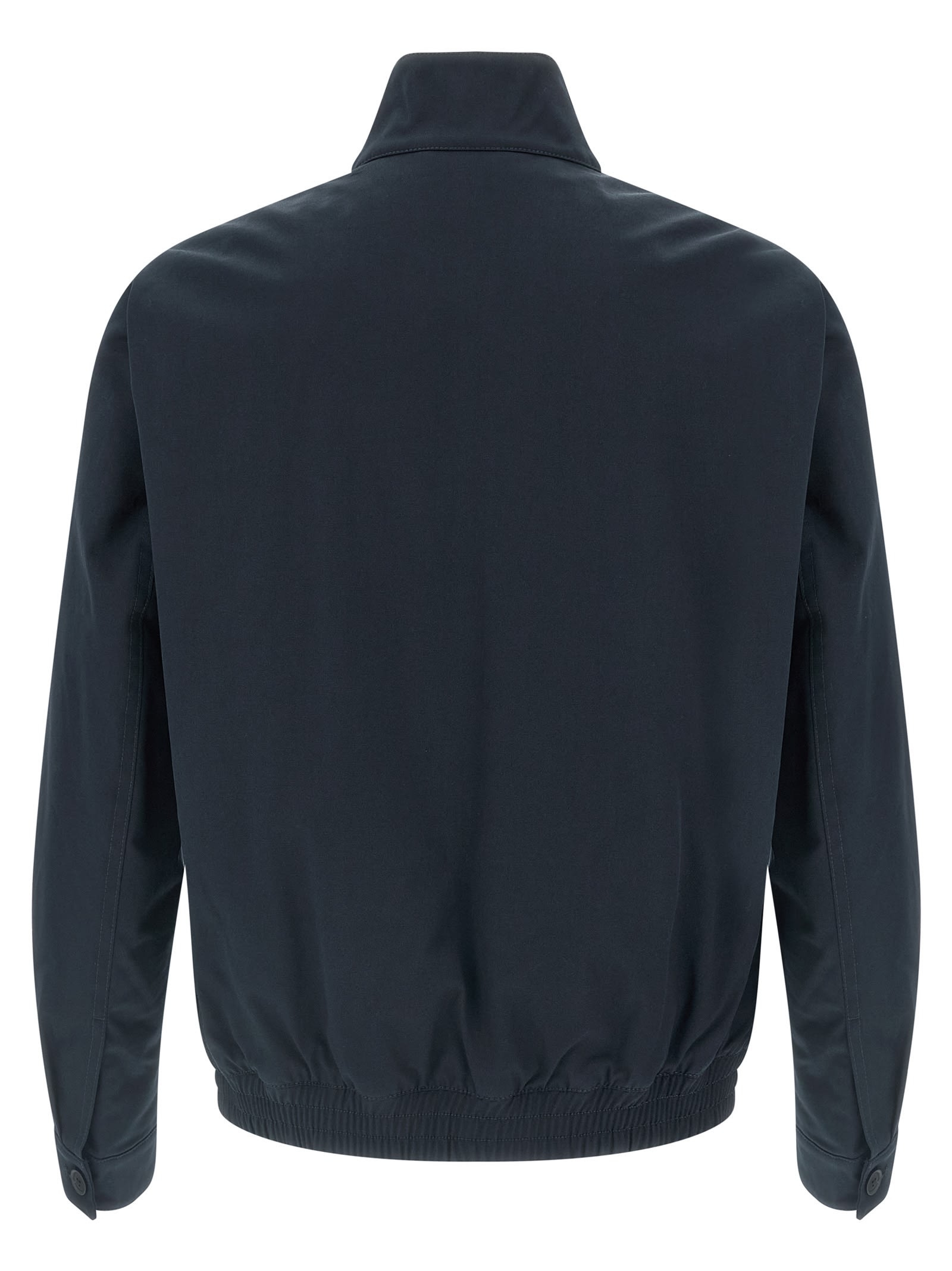 Hugo Boss Long Sleeve Casual Jacket In Blue