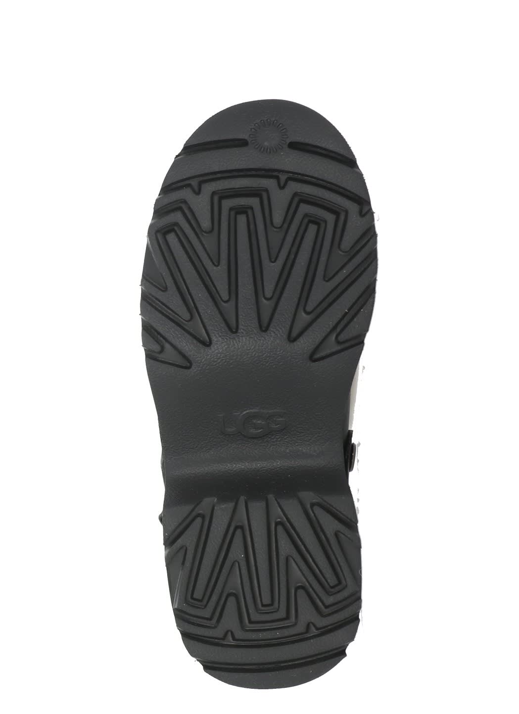 Ugg Esmee Leather Sabot In Black