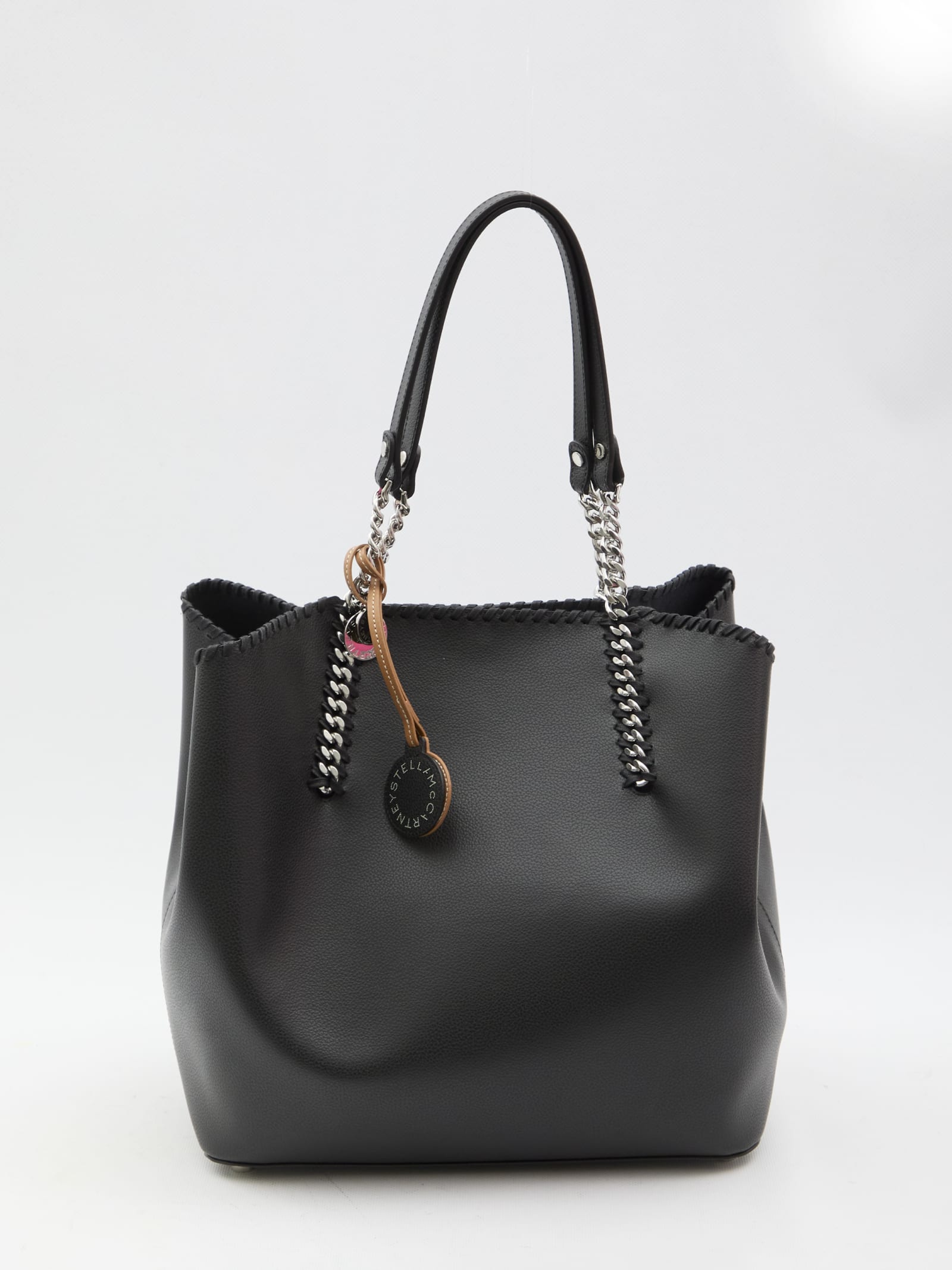 Shop Stella Mccartney Falabella Re-edition Tote Bag In Black