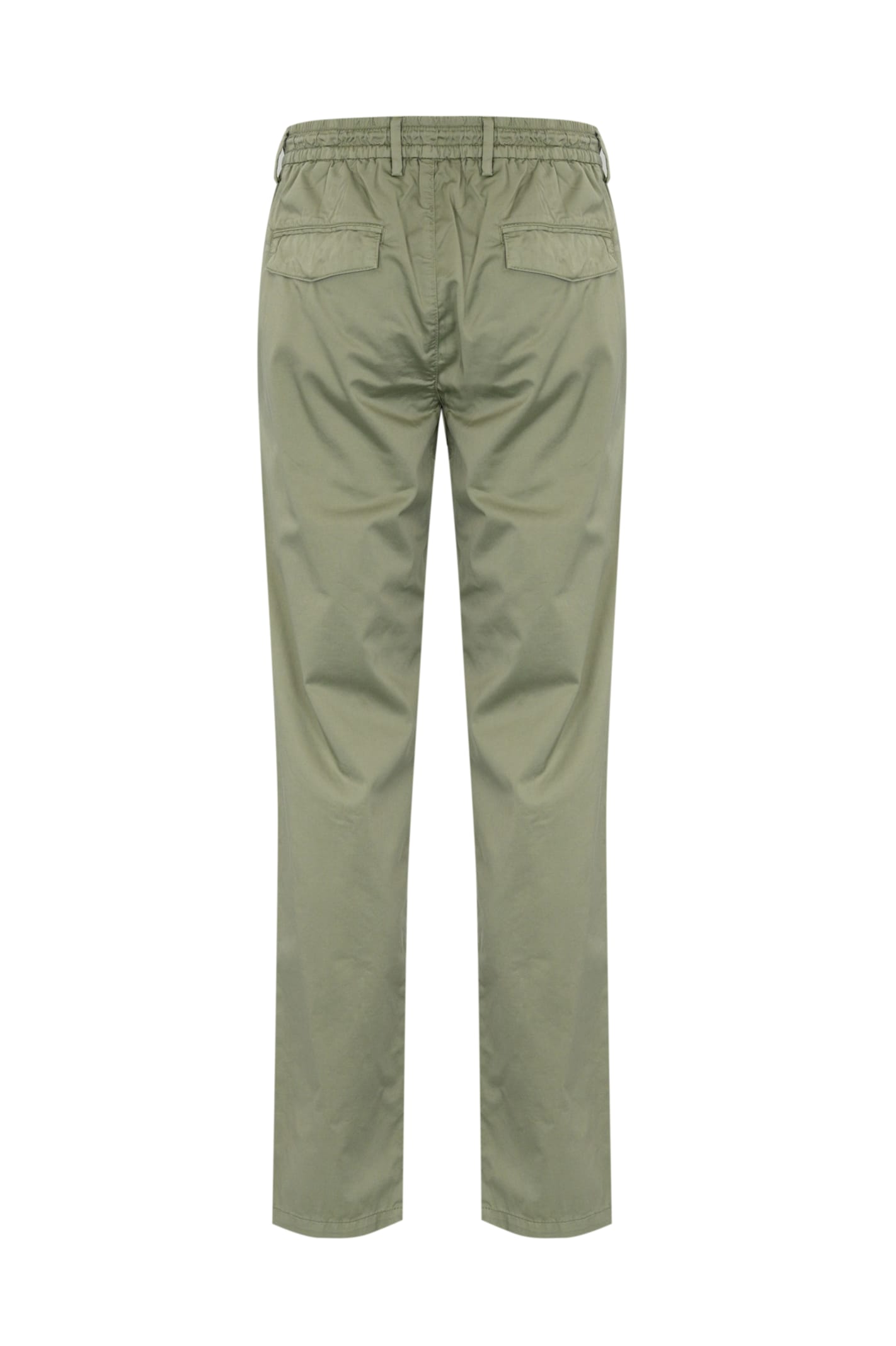 Eleventy Cotton Trousers With Drawstring