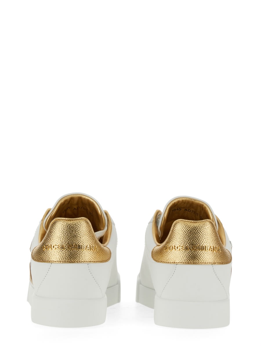 Shop Dolce & Gabbana Portofino Sneaker In White