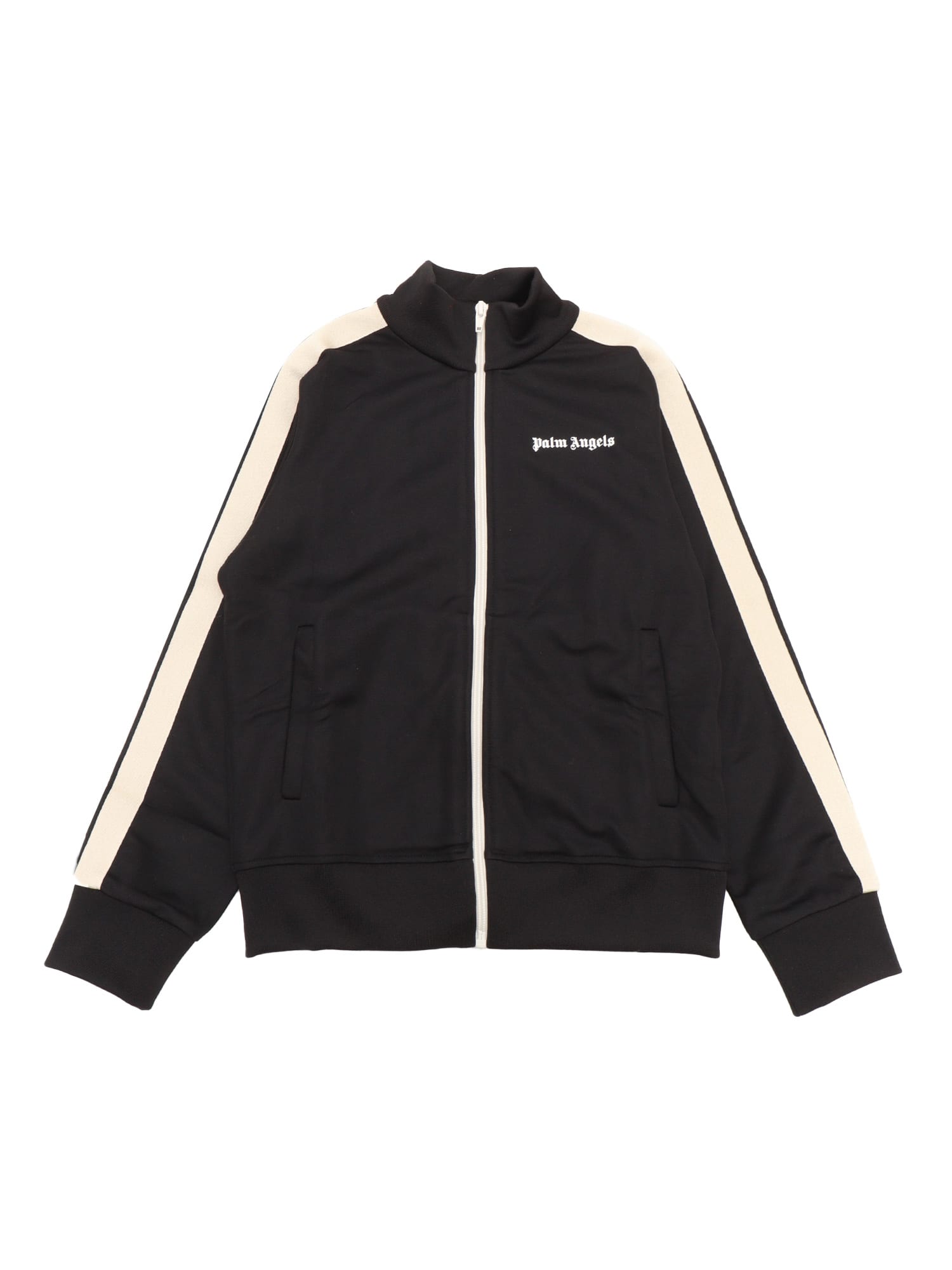 Shop Palm Angels Track Jacket Black Off White