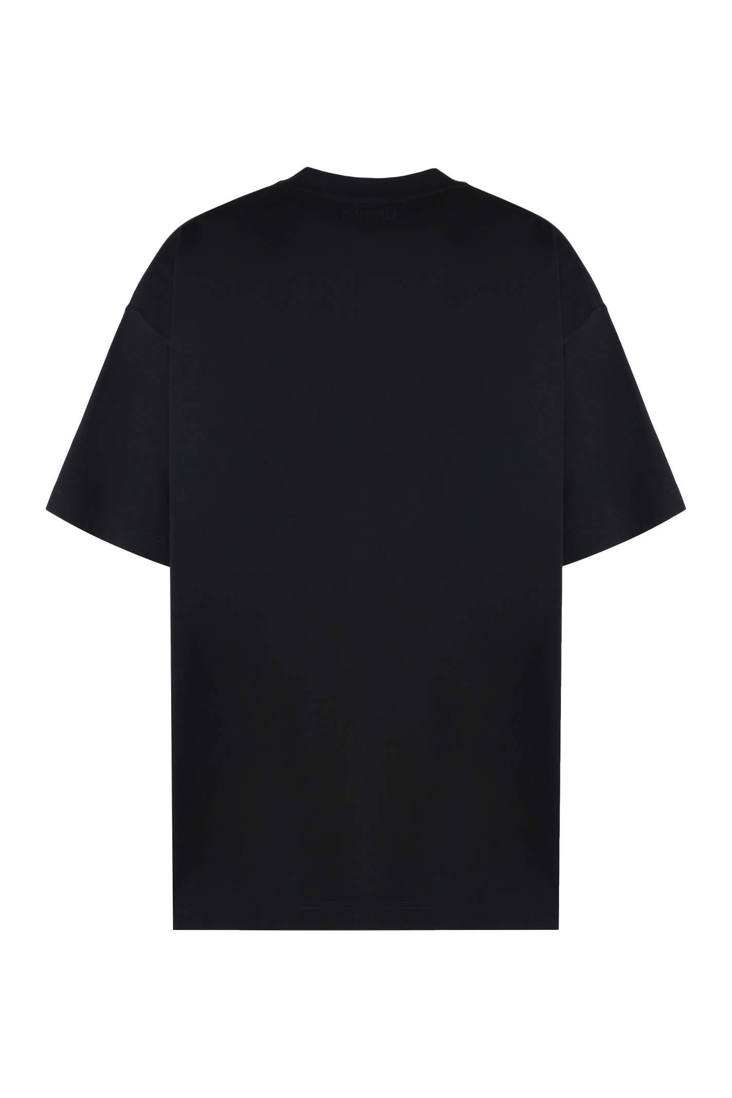 VETEMENTS PRINTED COTTON T-SHIRT
