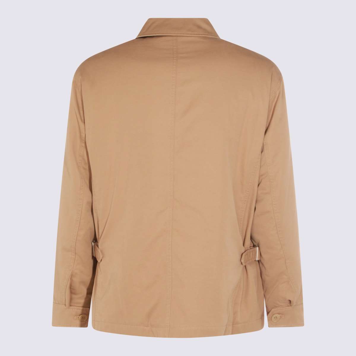 The Row Sand Cotton Casual Jacket In Neutral