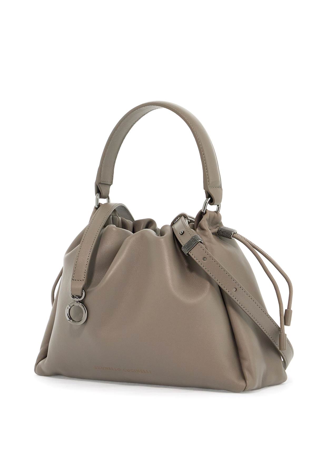 BRUNELLO CUCINELLI HANDBAG WITH MONILE EMBELL 