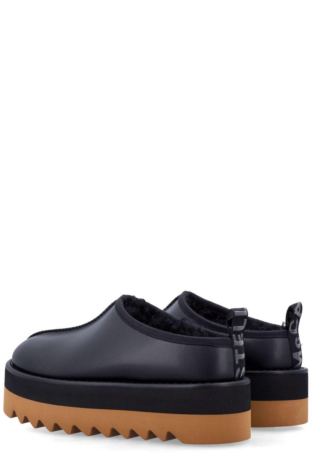 Shop Stella Mccartney Sneak-elyse Platform Shoes In Black