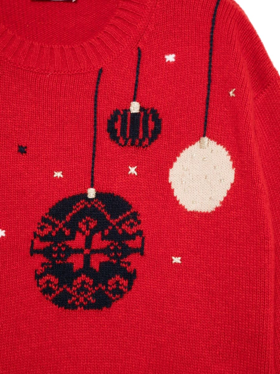 Il Gufo Wool Sweater In Red