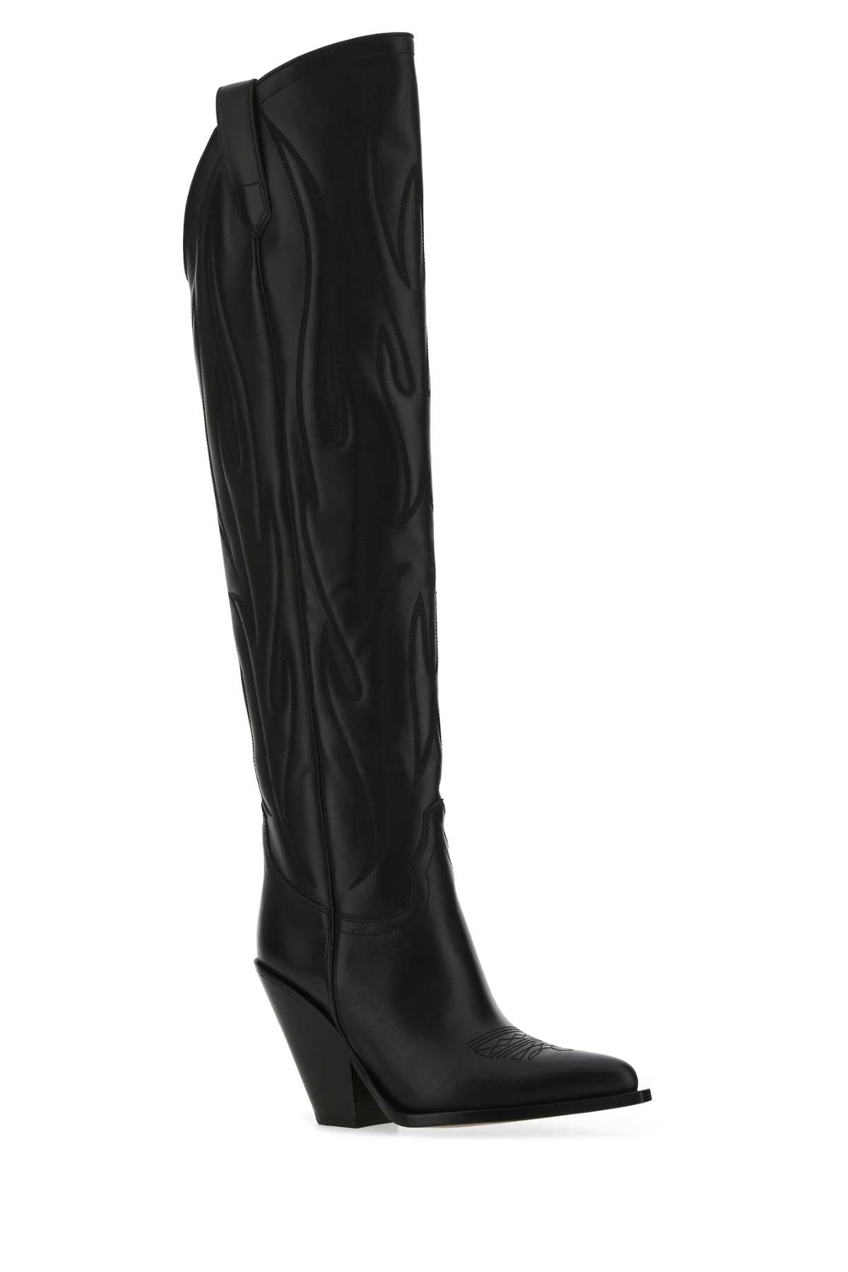 Shop Sonora Black Leather Hermosillo Boots