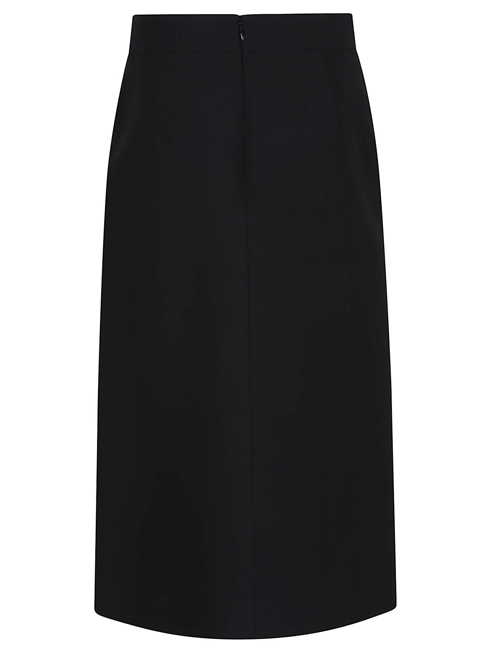 Valentino Garavani Midi Skirt In Black
