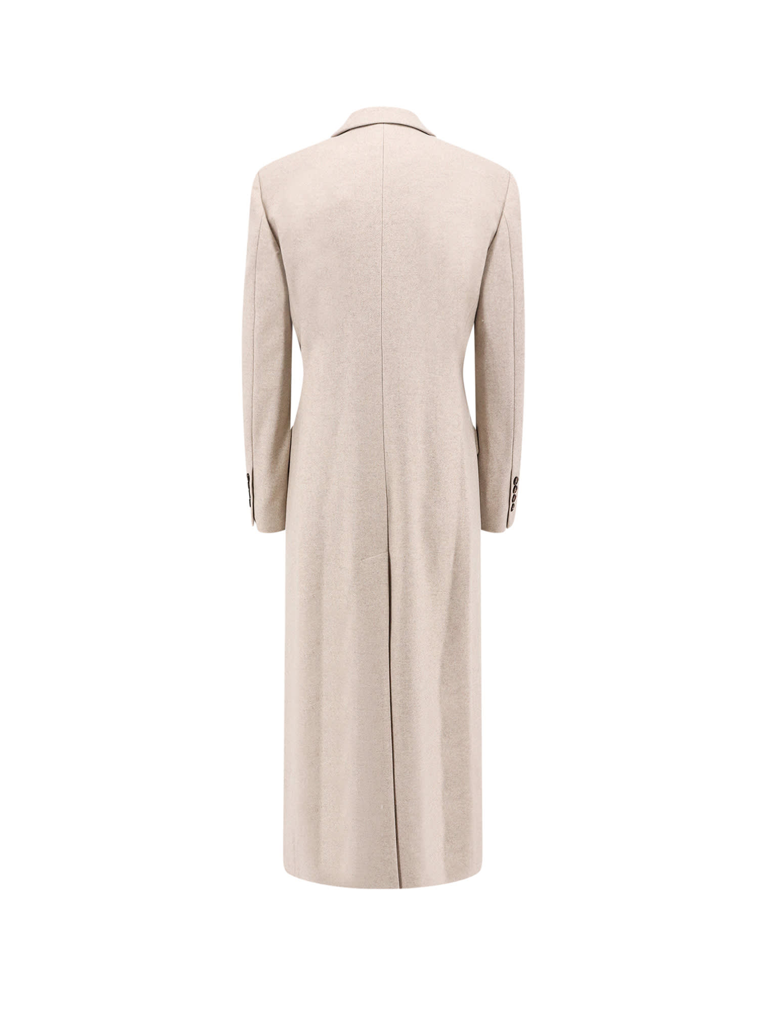 Shop Brunello Cucinelli Coat In Beige