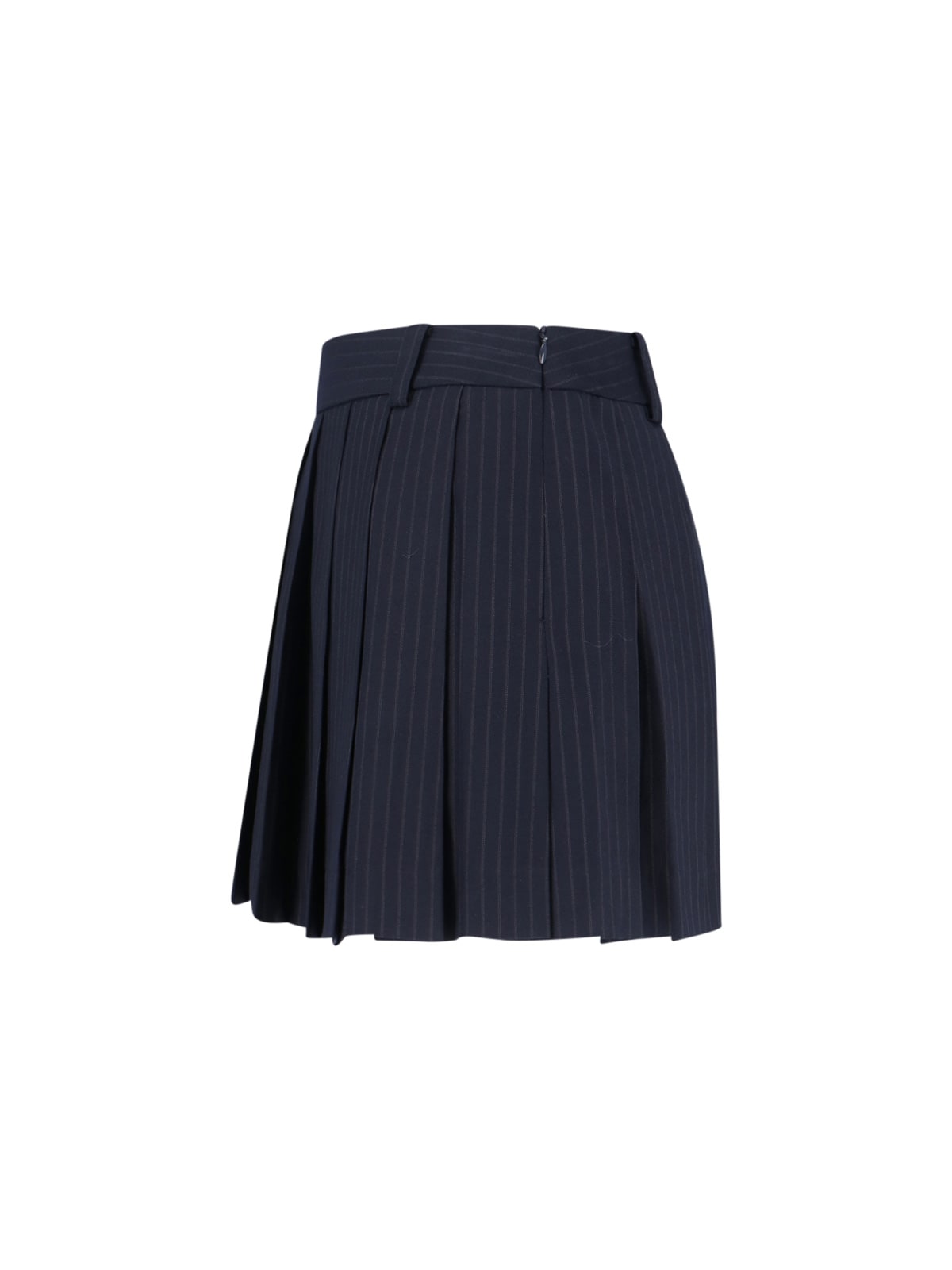 Dunst Pleated Mini Skirt In Blue