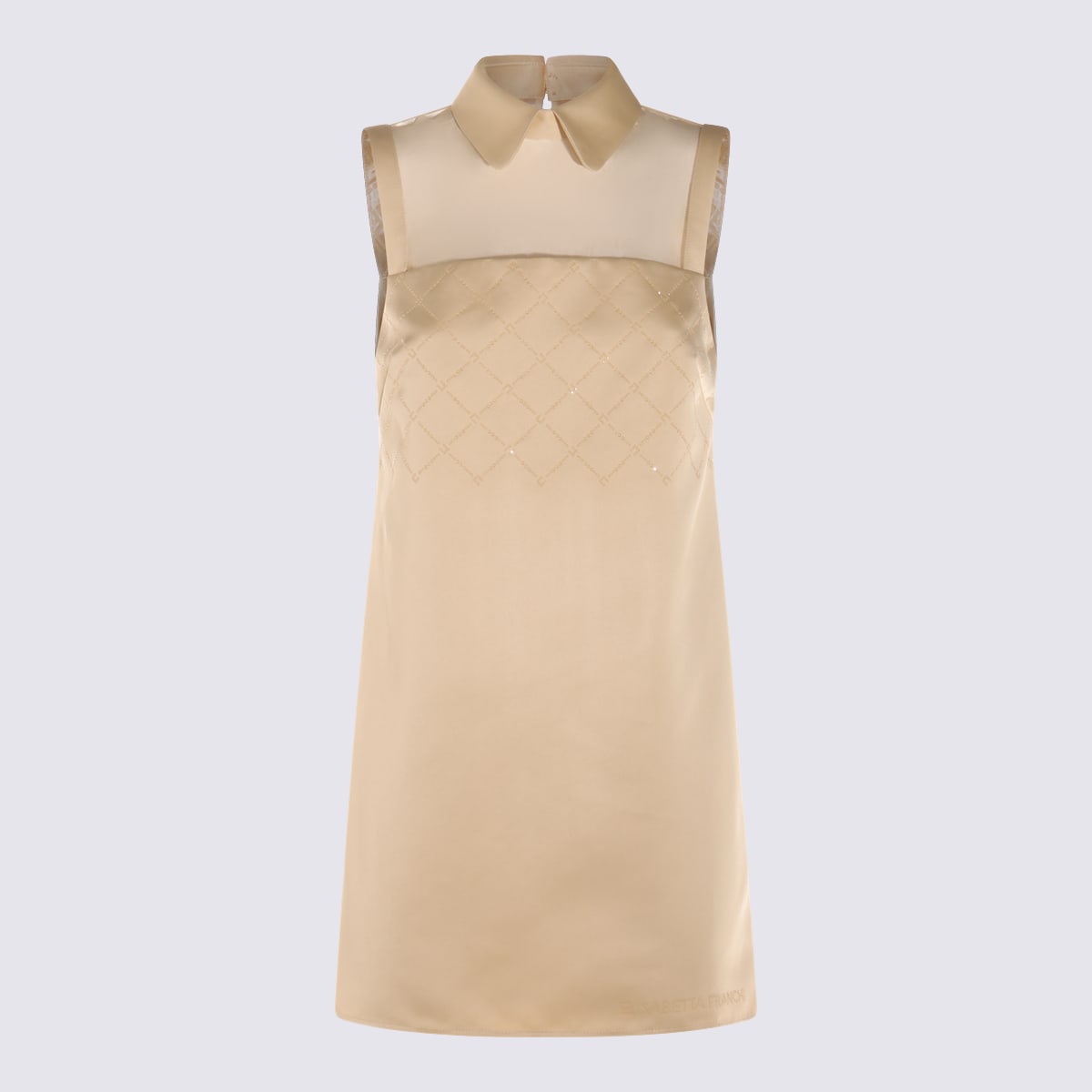 Beige Mini Dress