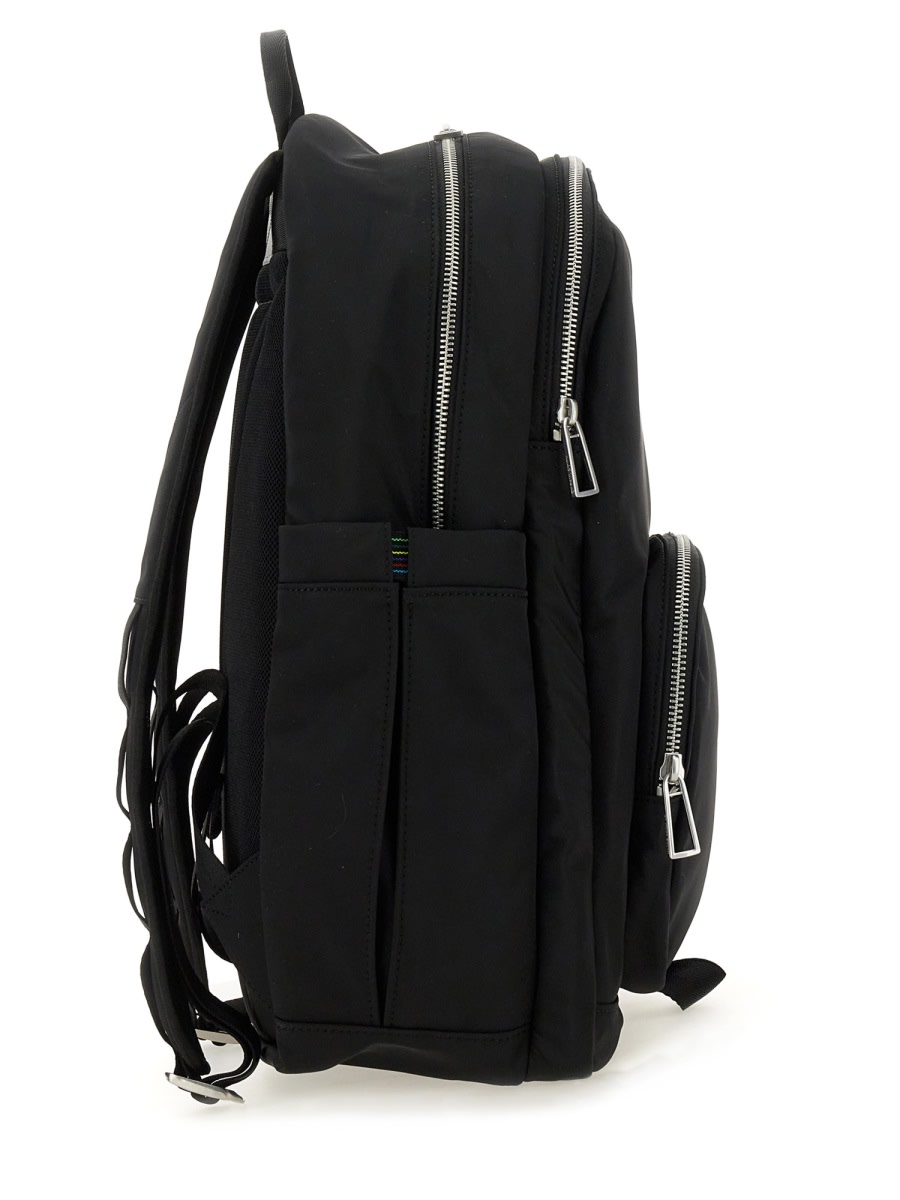 Shop Ps By Paul Smith Nylon Backpack In Black