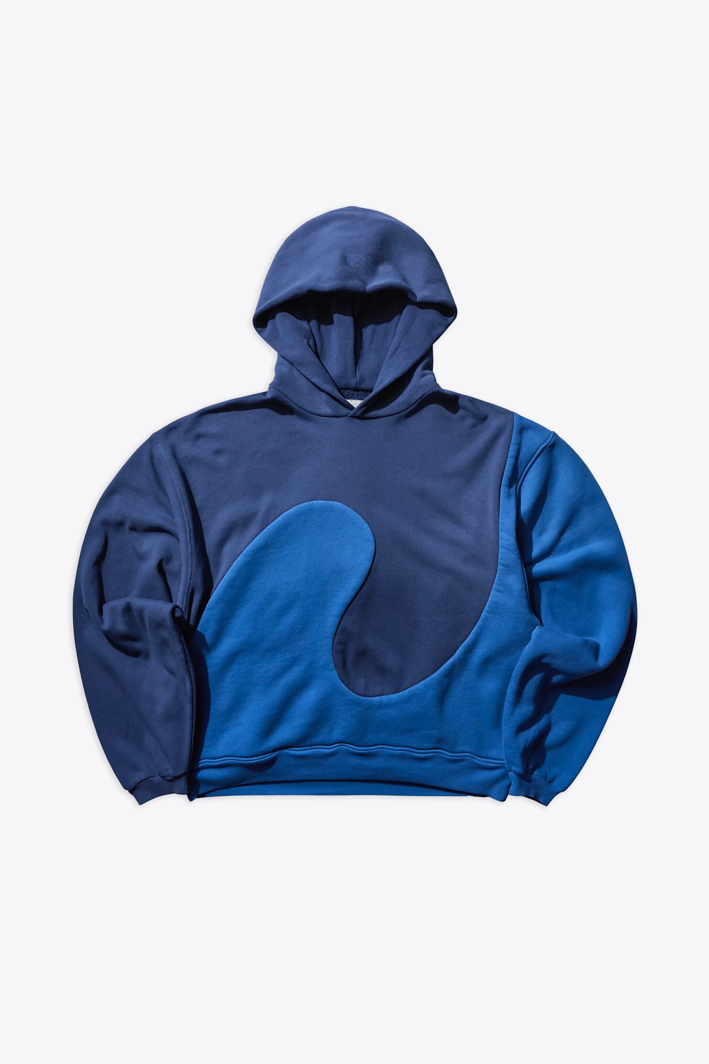 Unisex Classic Swirl Hoodie Knit Double blue cotton swirl hoodie - Unisex Classic Swirl Hoodie