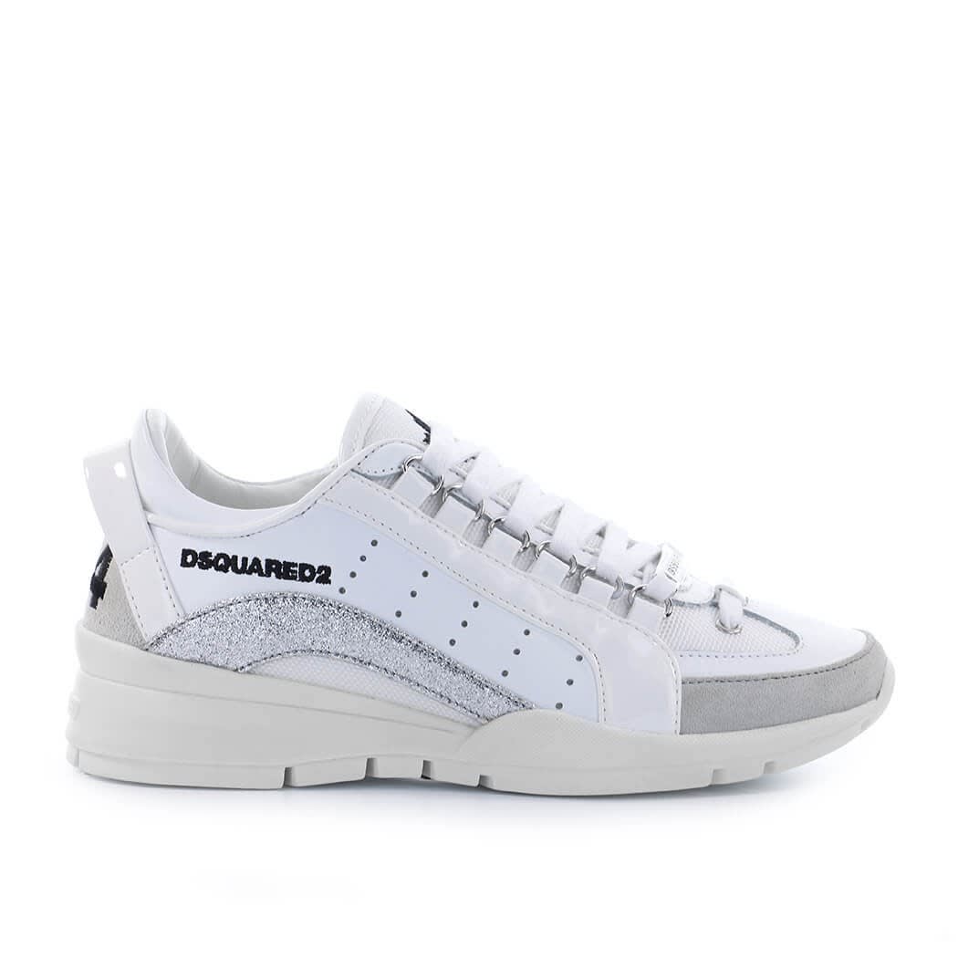 Dsquared2 551 White Silver Sneaker