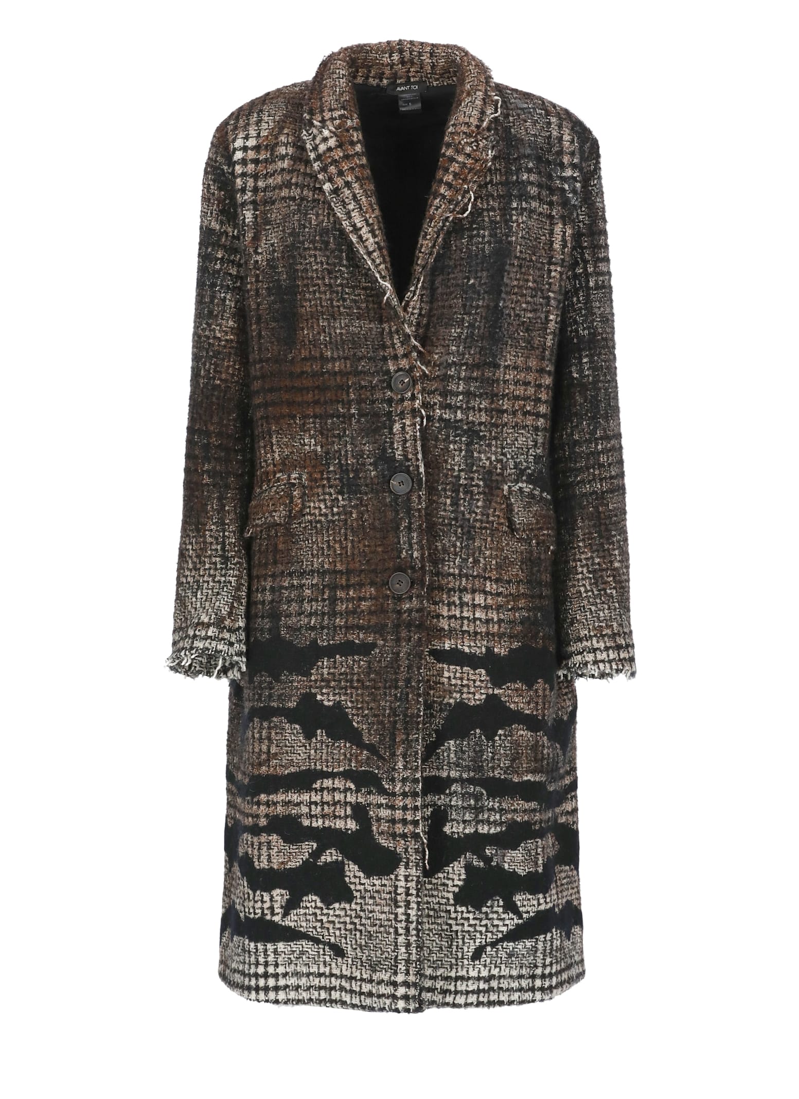 Shop Avant Toi Rever Coat In Brown