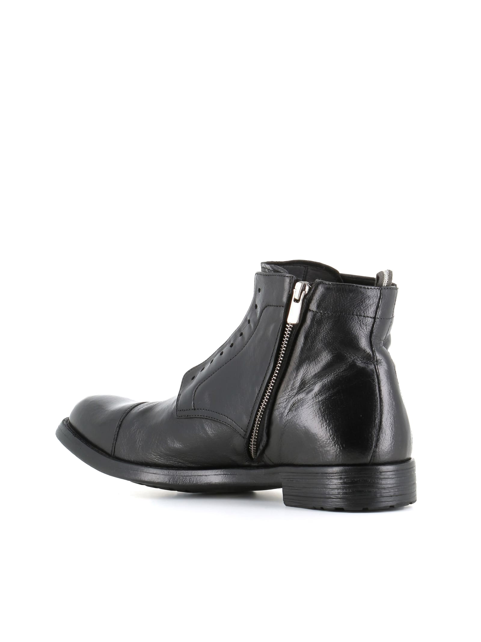 Shop Officine Creative Lace-up Boot Hive/005 In Black