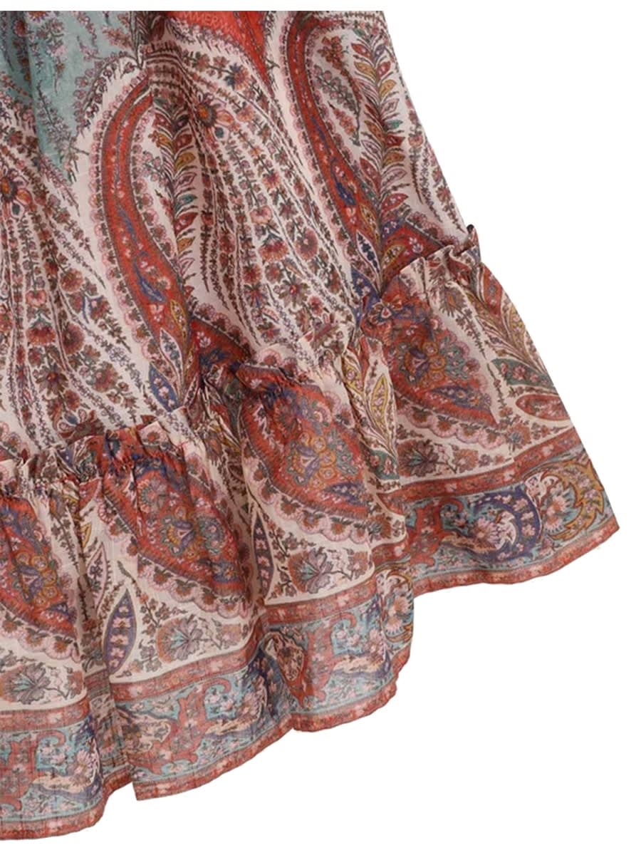 Zimmermann Dress In Brown