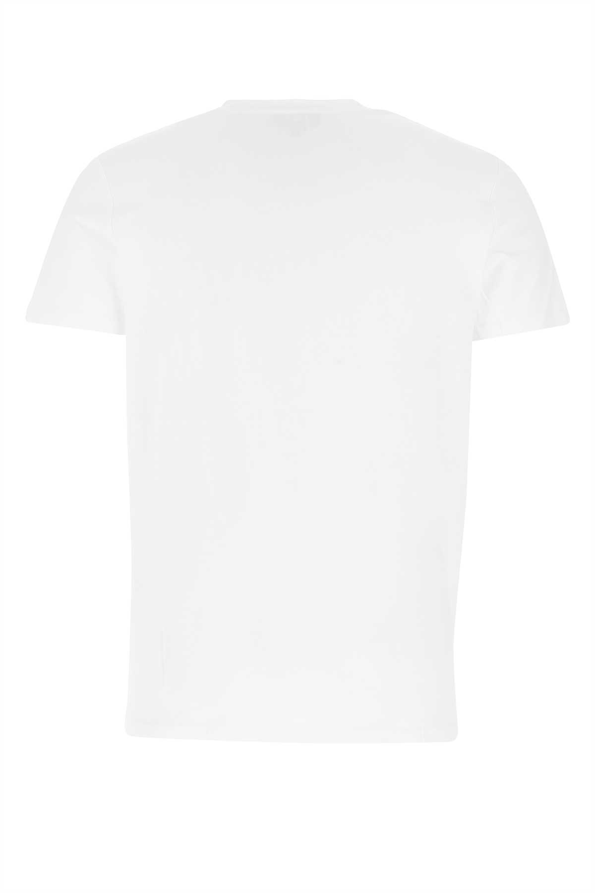Apc White Cotton T-shirt In Iak