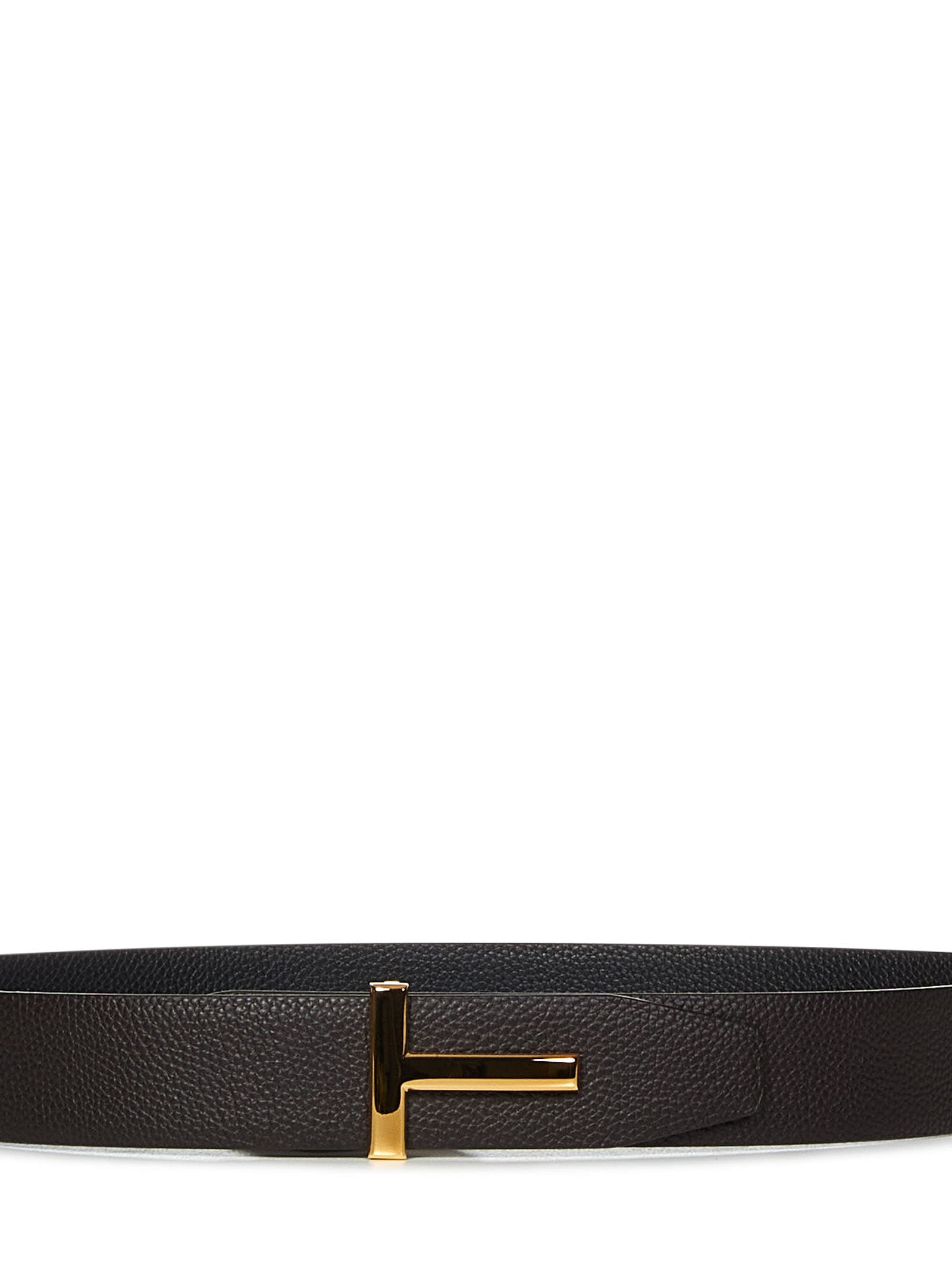 Shop Tom Ford T Icon Belt In Brown