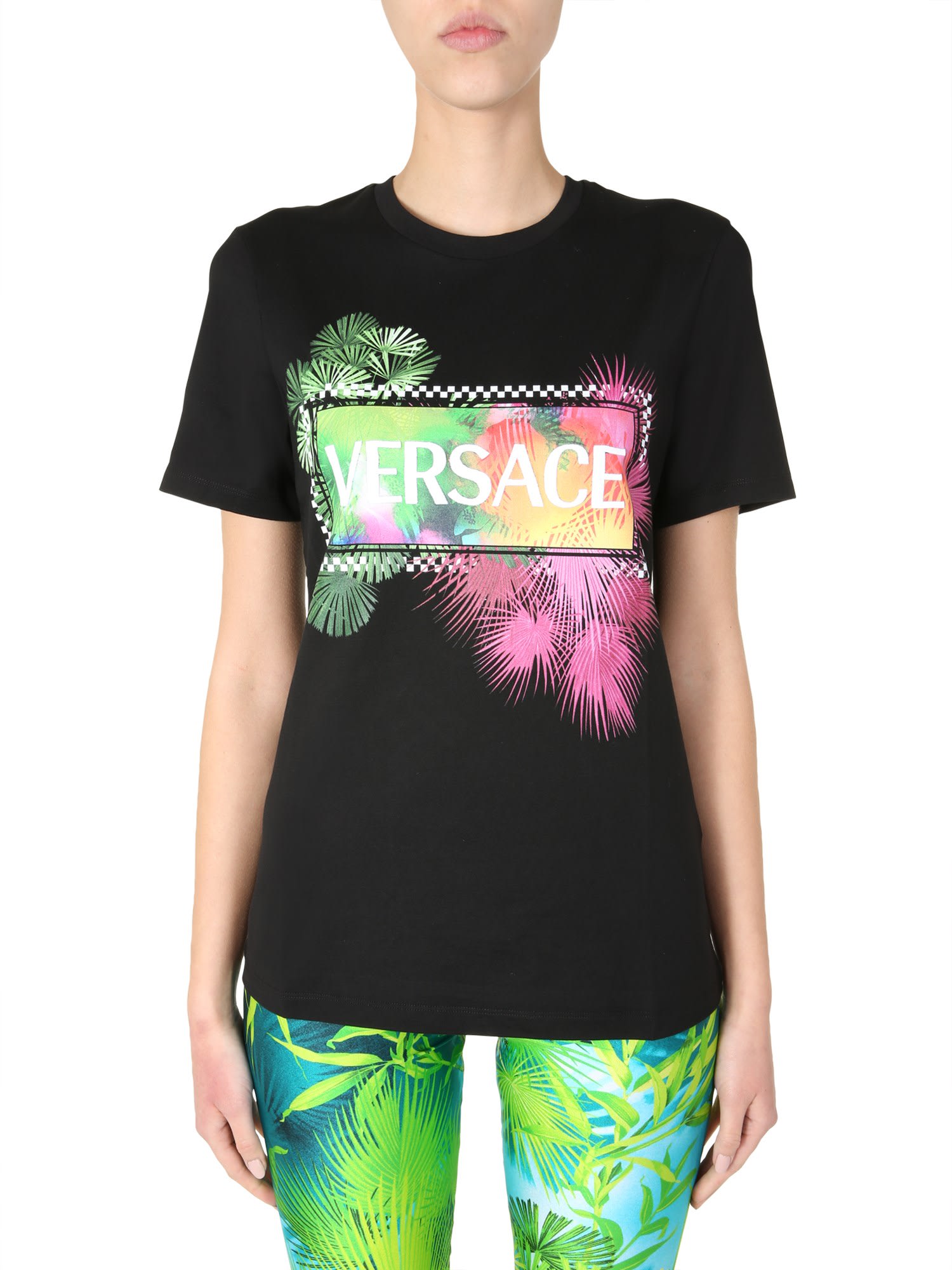 VERSACE PRINTED T-SHIRT,11305733