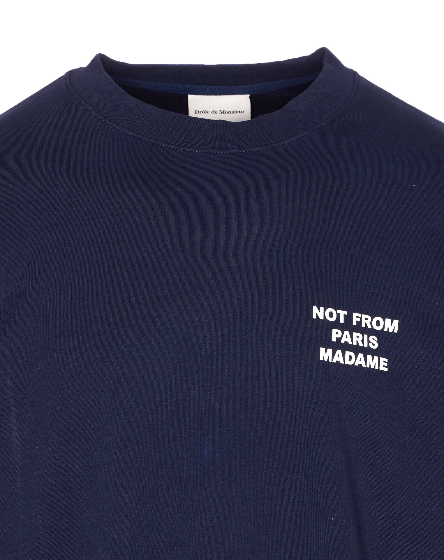 Drôle De Monsieur Le Slogan T-shirt In Blue