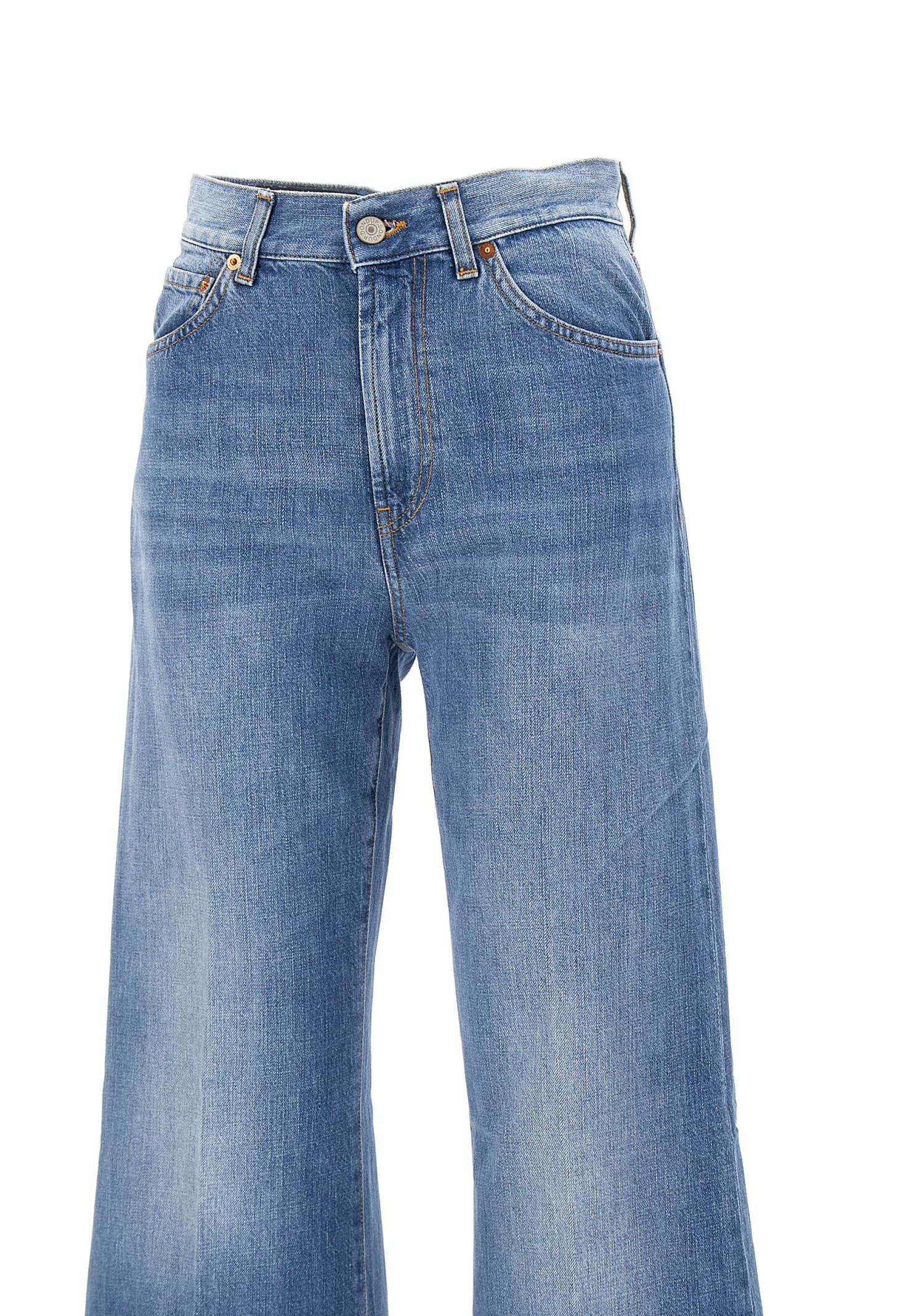 Shop Dondup Amber Jeans In Blue