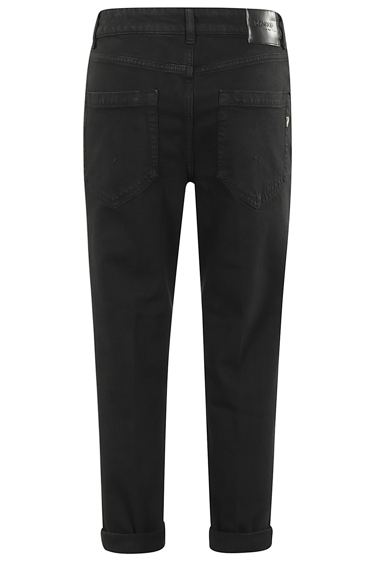 Shop Dondup Pantalone Koons Gioiello In Nero