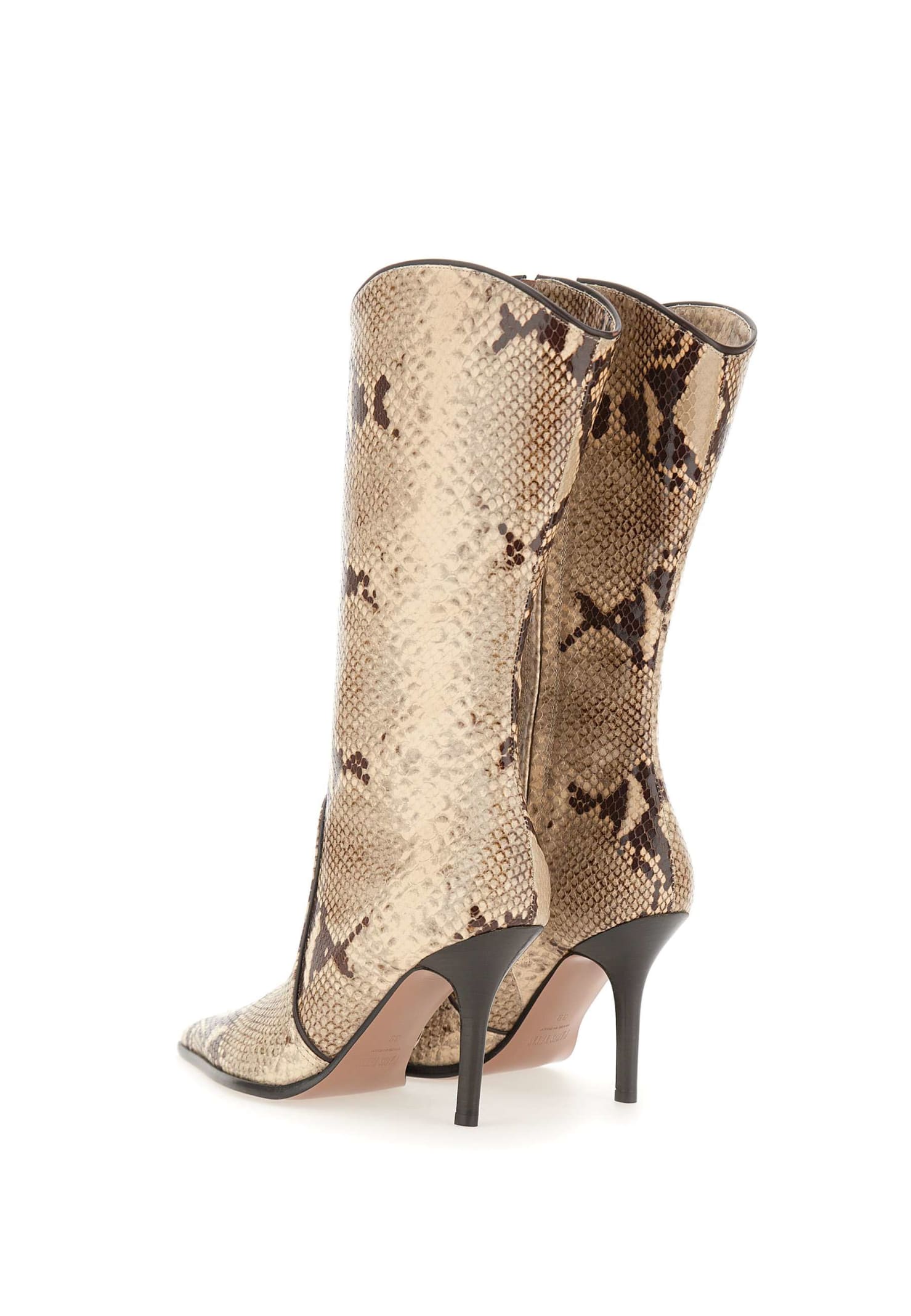 Paris Texas Ashley Midcalf 95 Boot In Beige