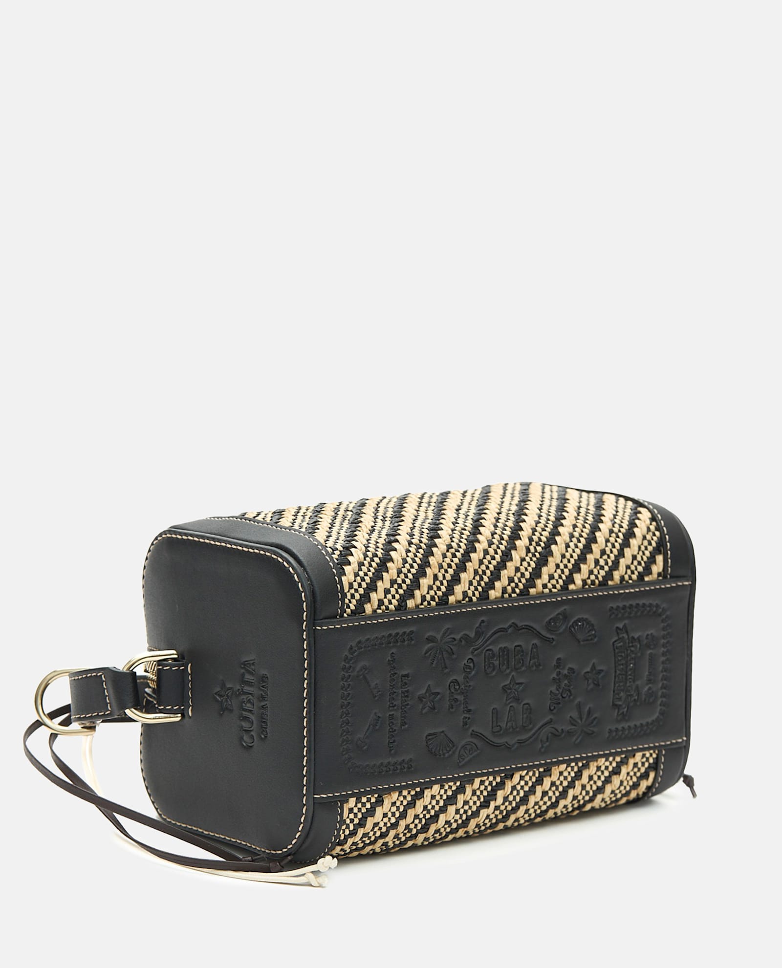 Cuba Lab Cubanita Stuoia Handbag In Black