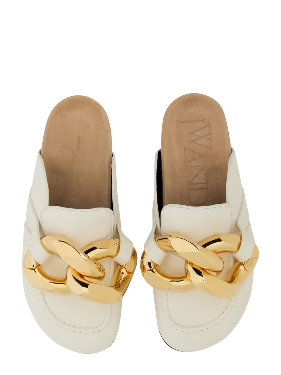 Shop Jw Anderson Mules Chain In White