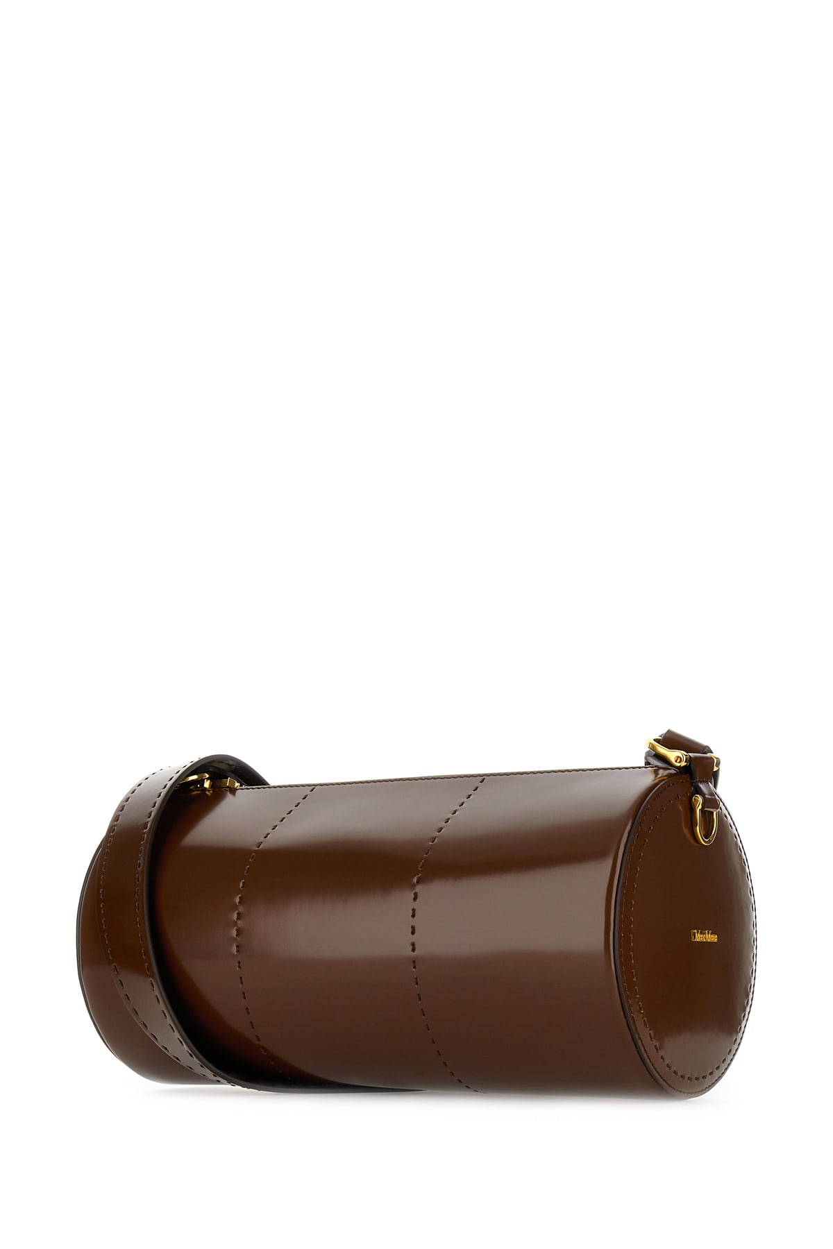 MAX MARA BROWN LEATHER CROSSBODY BAG 