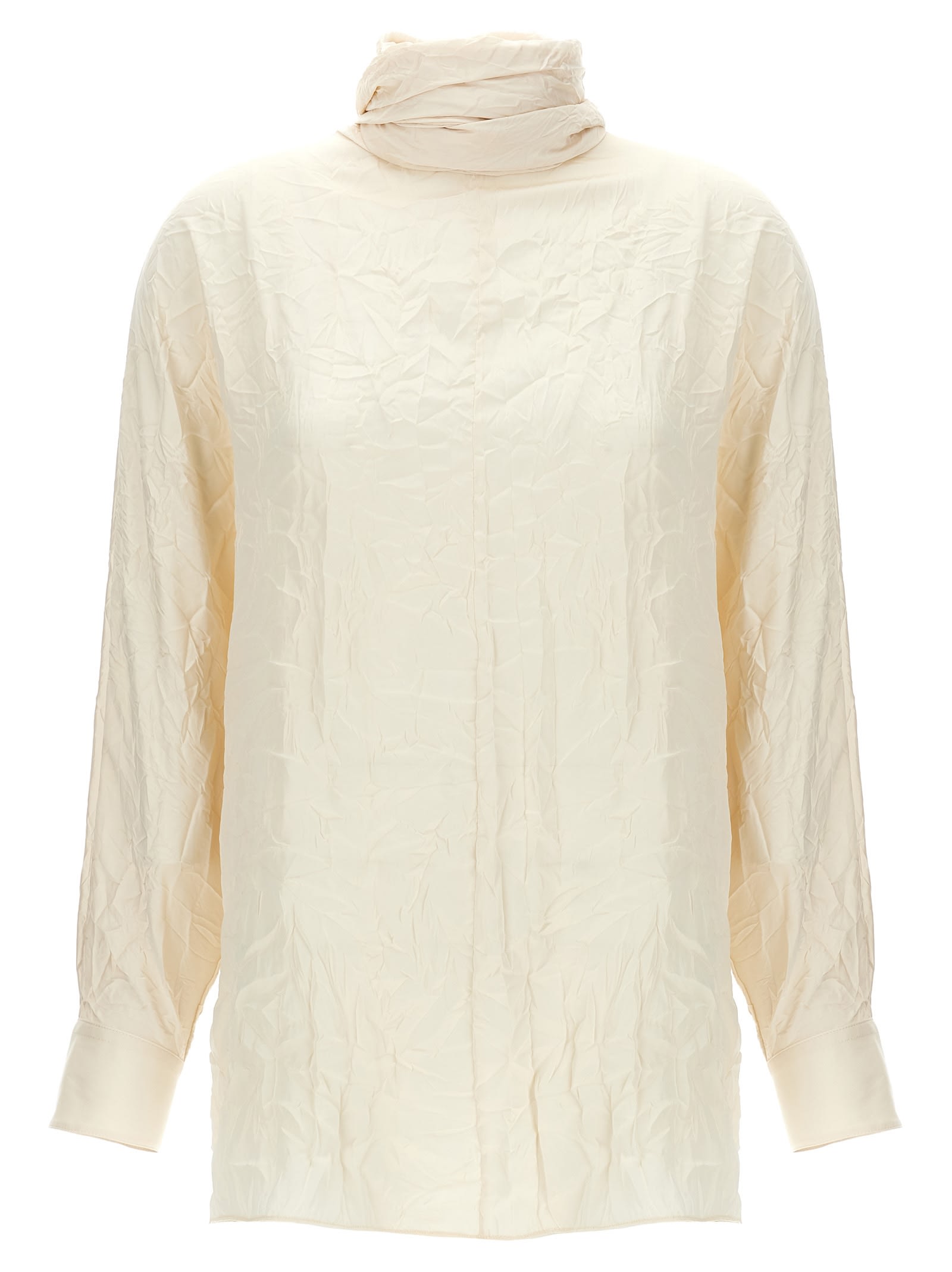 Shop Khaite Bex Blouse In White