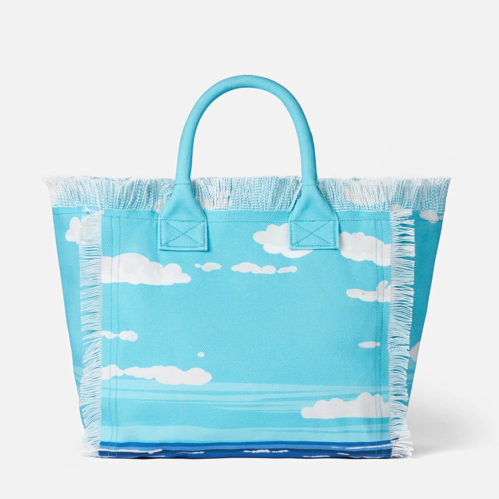MC2 SAINT BARTH VANITY CANVAS SHOULDER BAG WITH PORTO CERVO PRINT