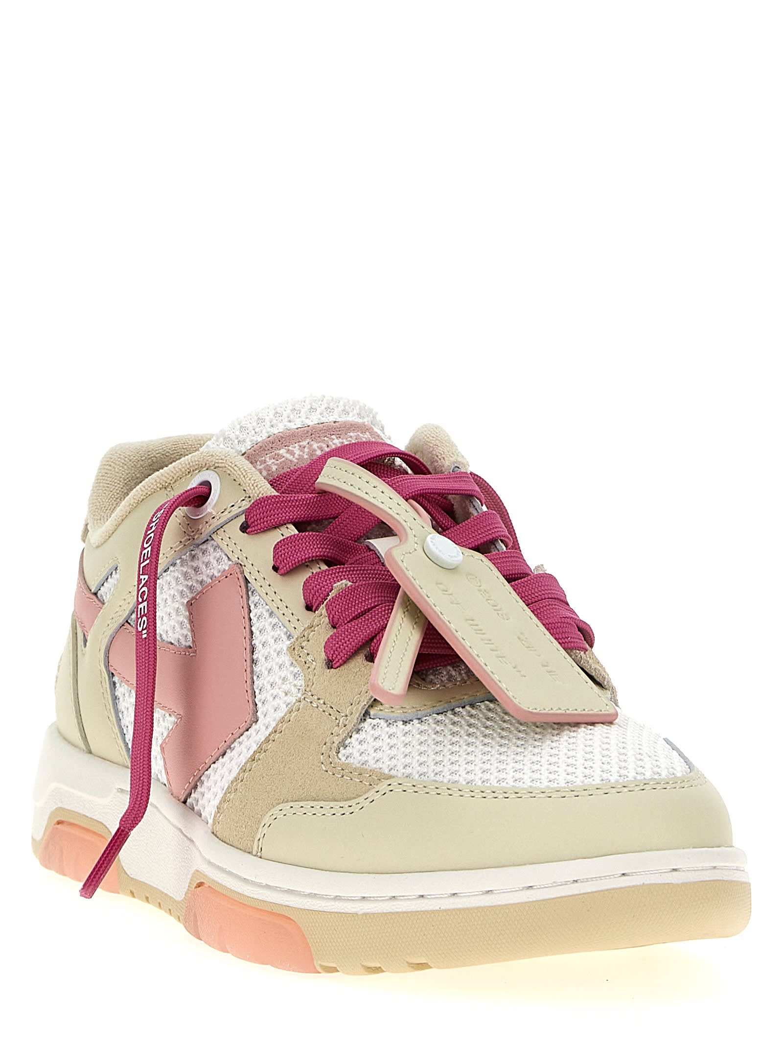 Off-white Slim Out Of Office Sneakers In Neutral