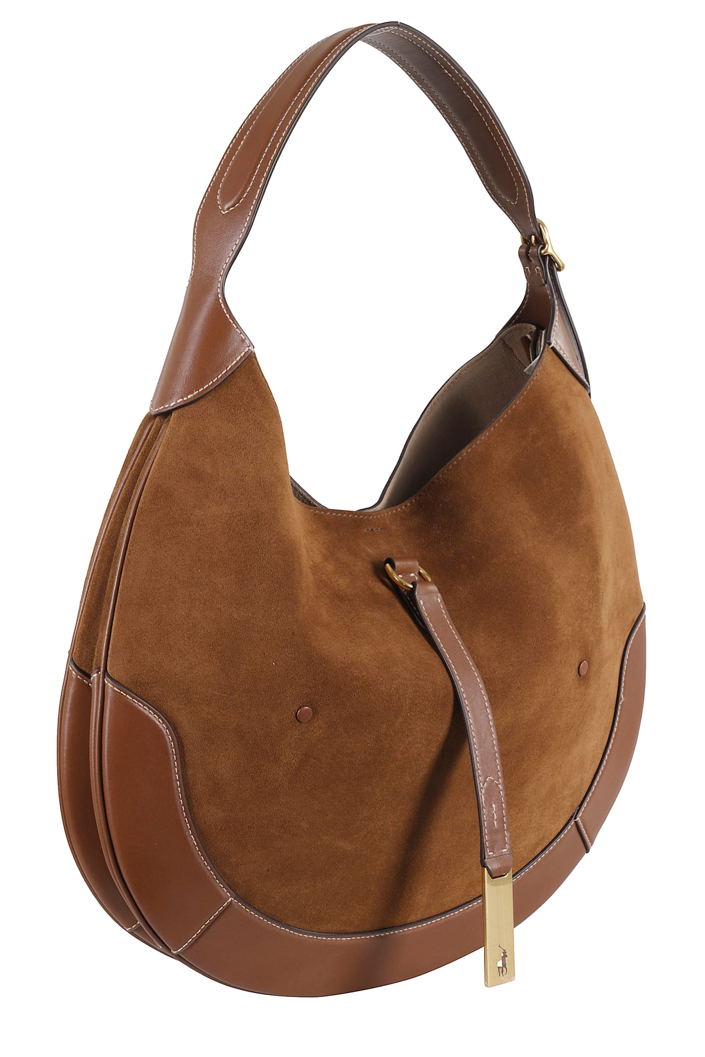 Polo Ralph Lauren P Id Shoulder Bag Medium In Brown