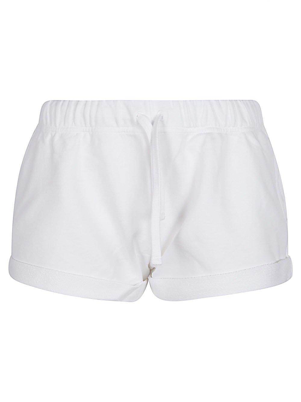 Shop Iro Drawstring Thigh-high Shorts In White